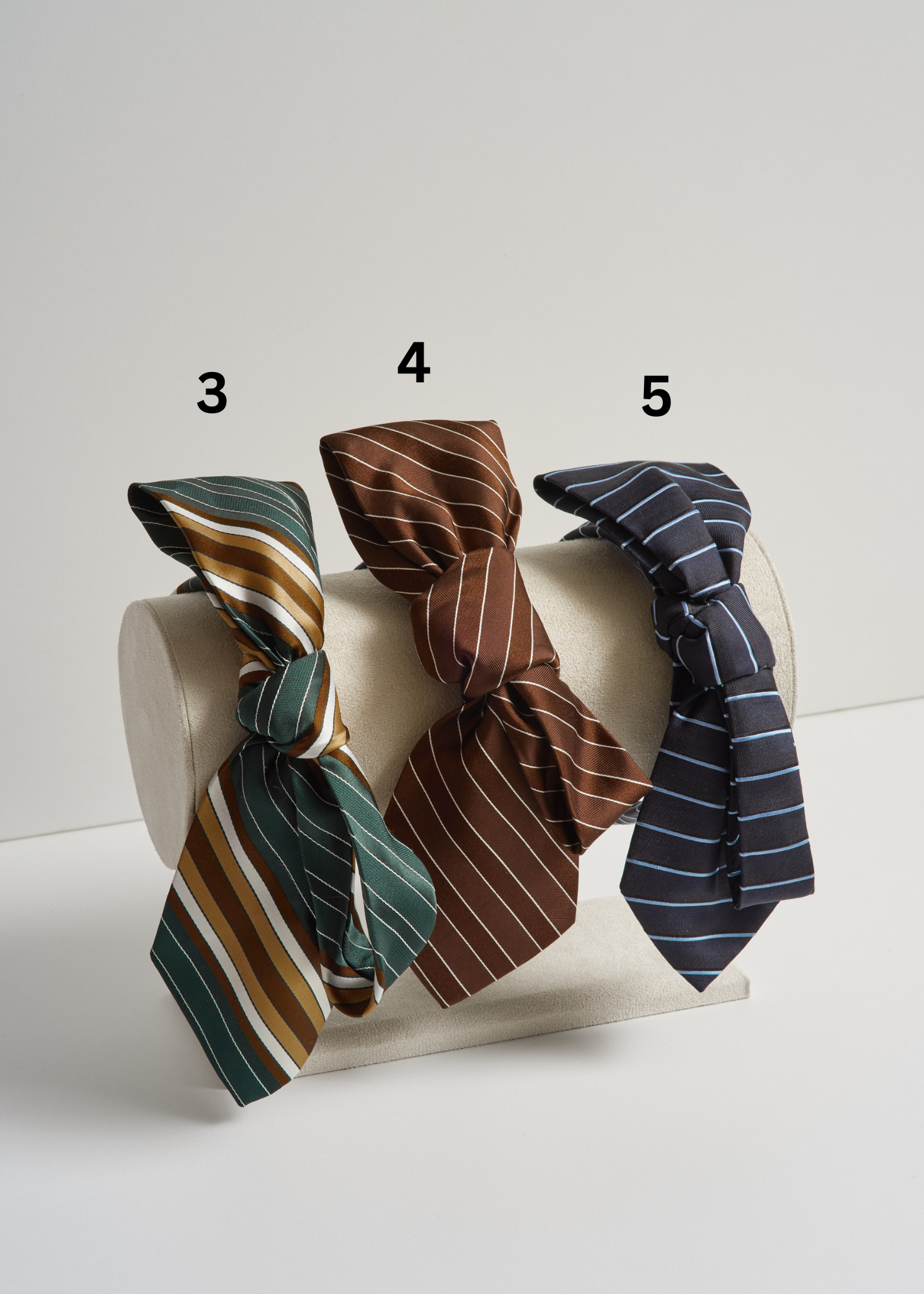 Myriad / Reclaimed vintage silk tie headband / 25 colour options