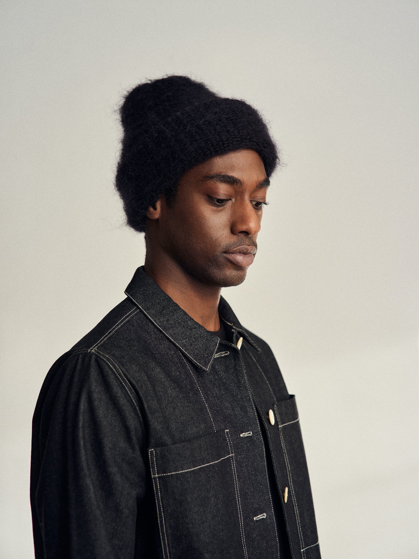 Bonnet en mohair Cloud | Lilas