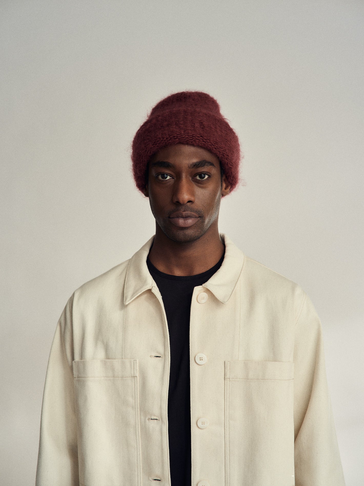 Bonnet en mohair Cloud | Lilas
