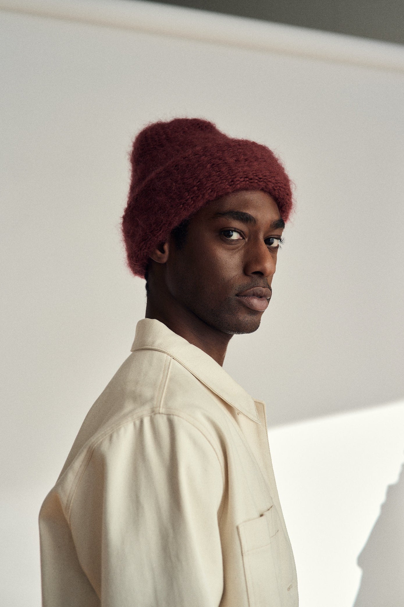 Bonnet en mohair Cloud | Lilas