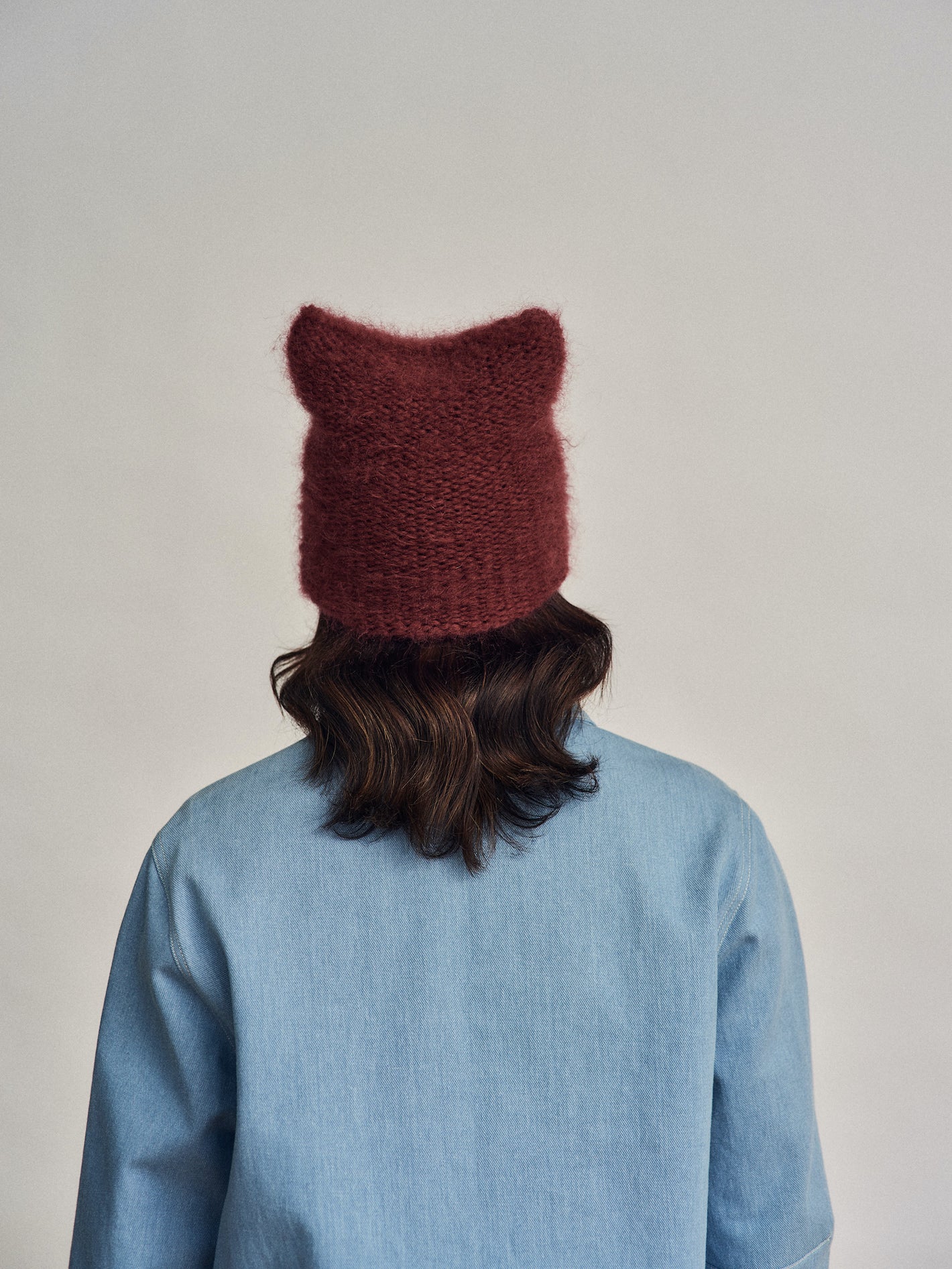 Bonnet en mohair Cloud | Lilas