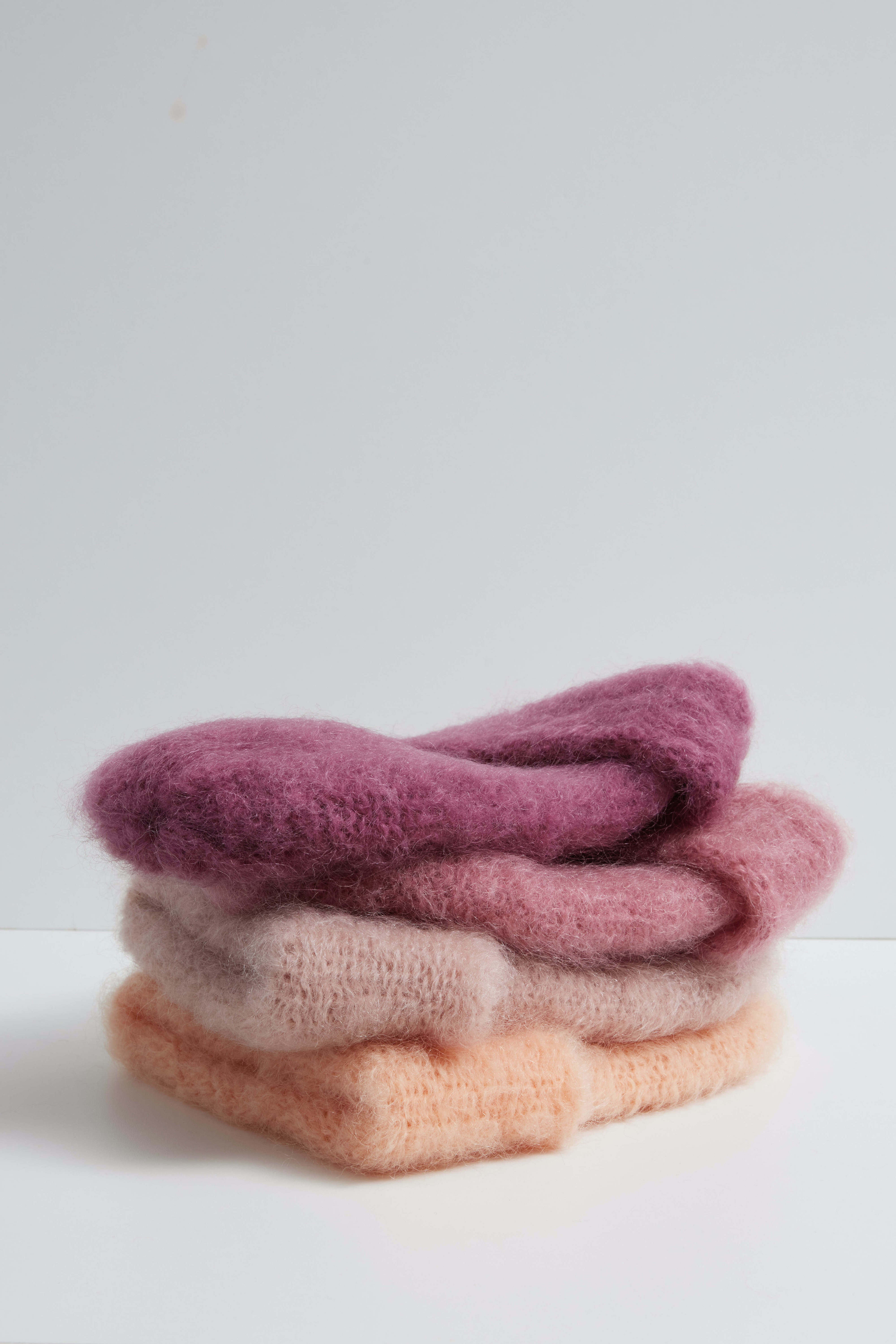 Bonnet en mohair Cloud | Tache de vin