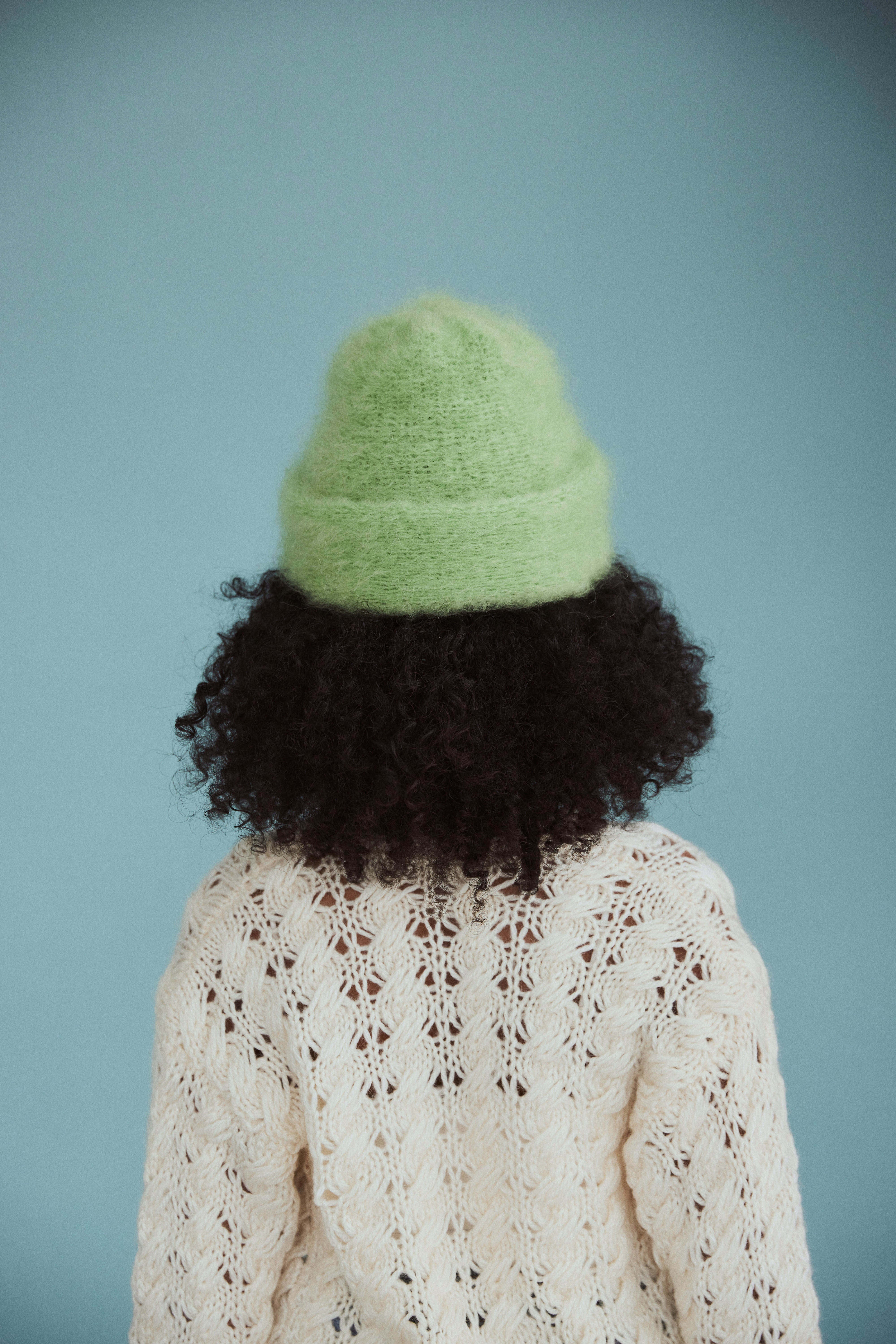 mohair beanie