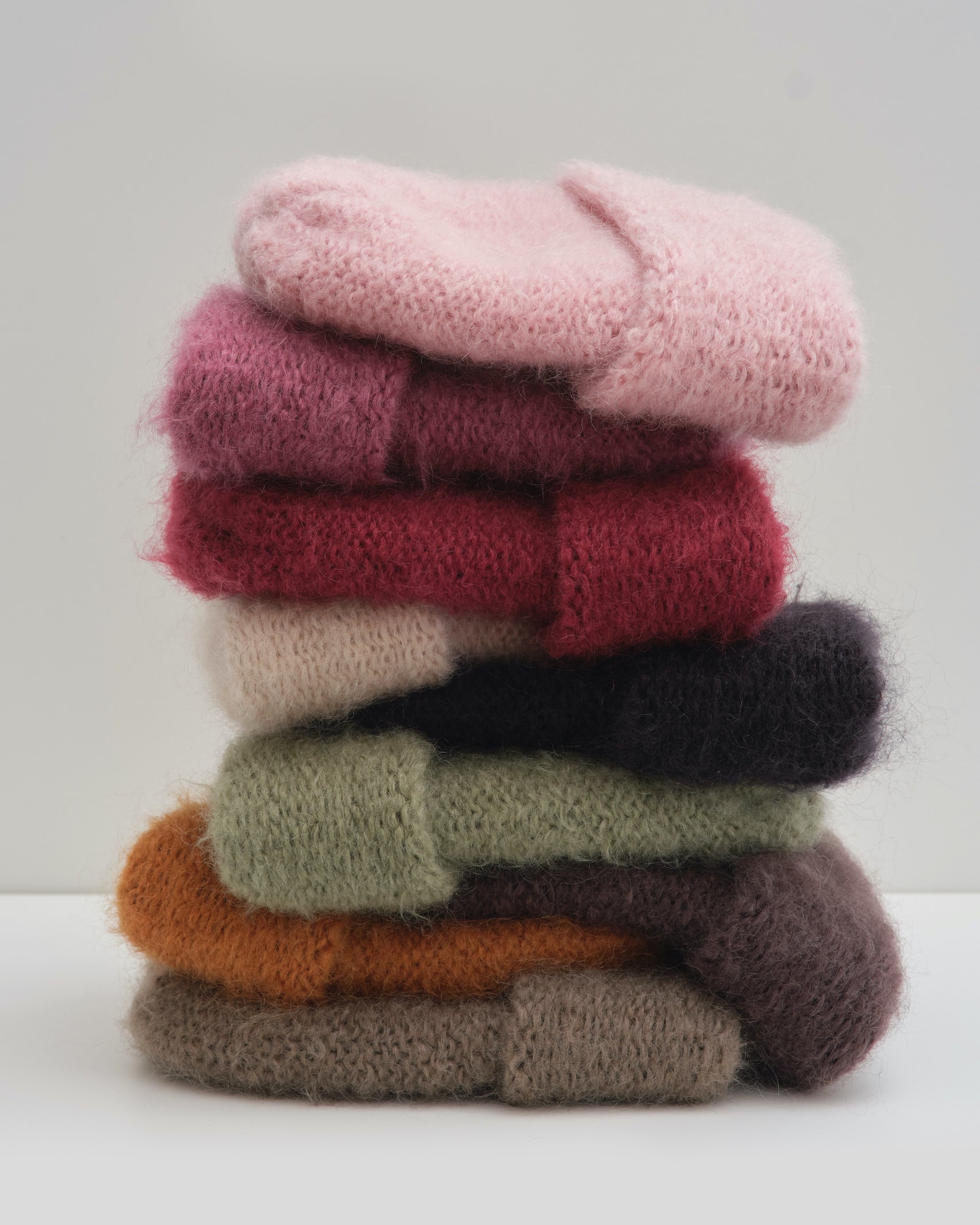 Cloud mohair beanie | Sage green