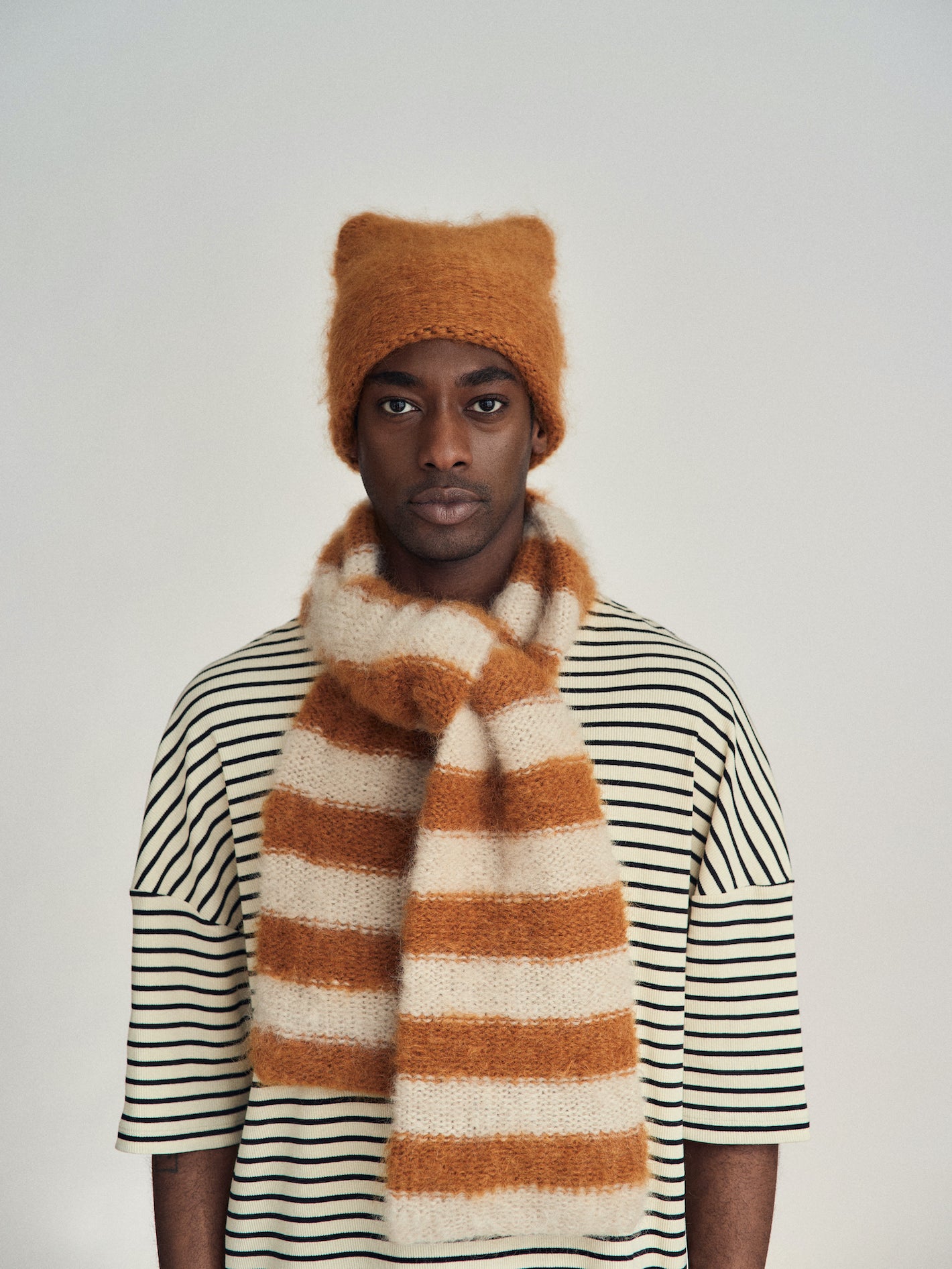 Bonnet en mohair Cloud | Lilas