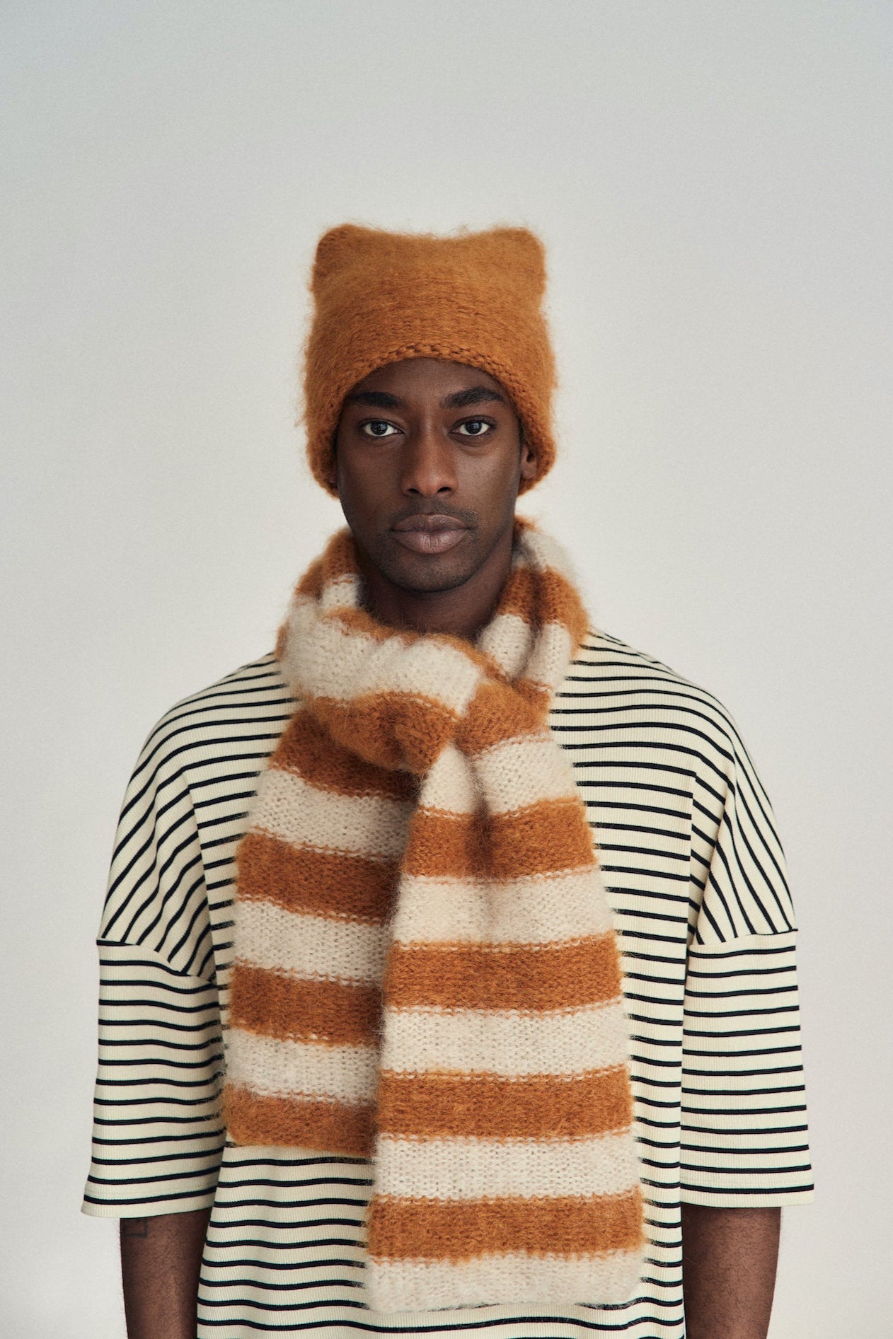 Bonnet en mohair Cloud | Lilas