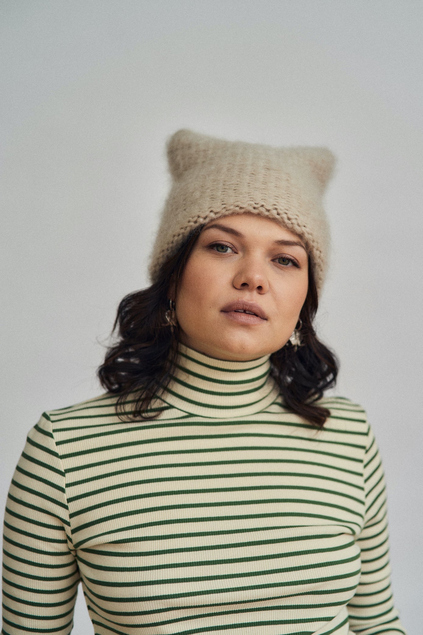 Bonnet en mohair Cloud | Lilas