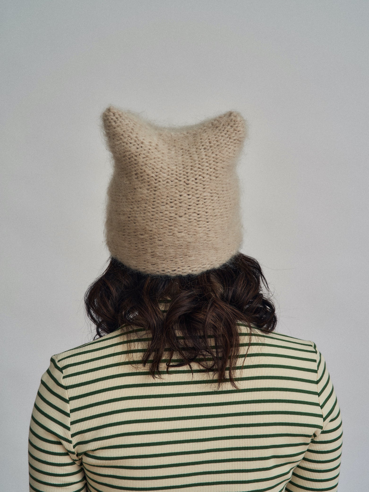 Bonnet en mohair Cloud | Lilas