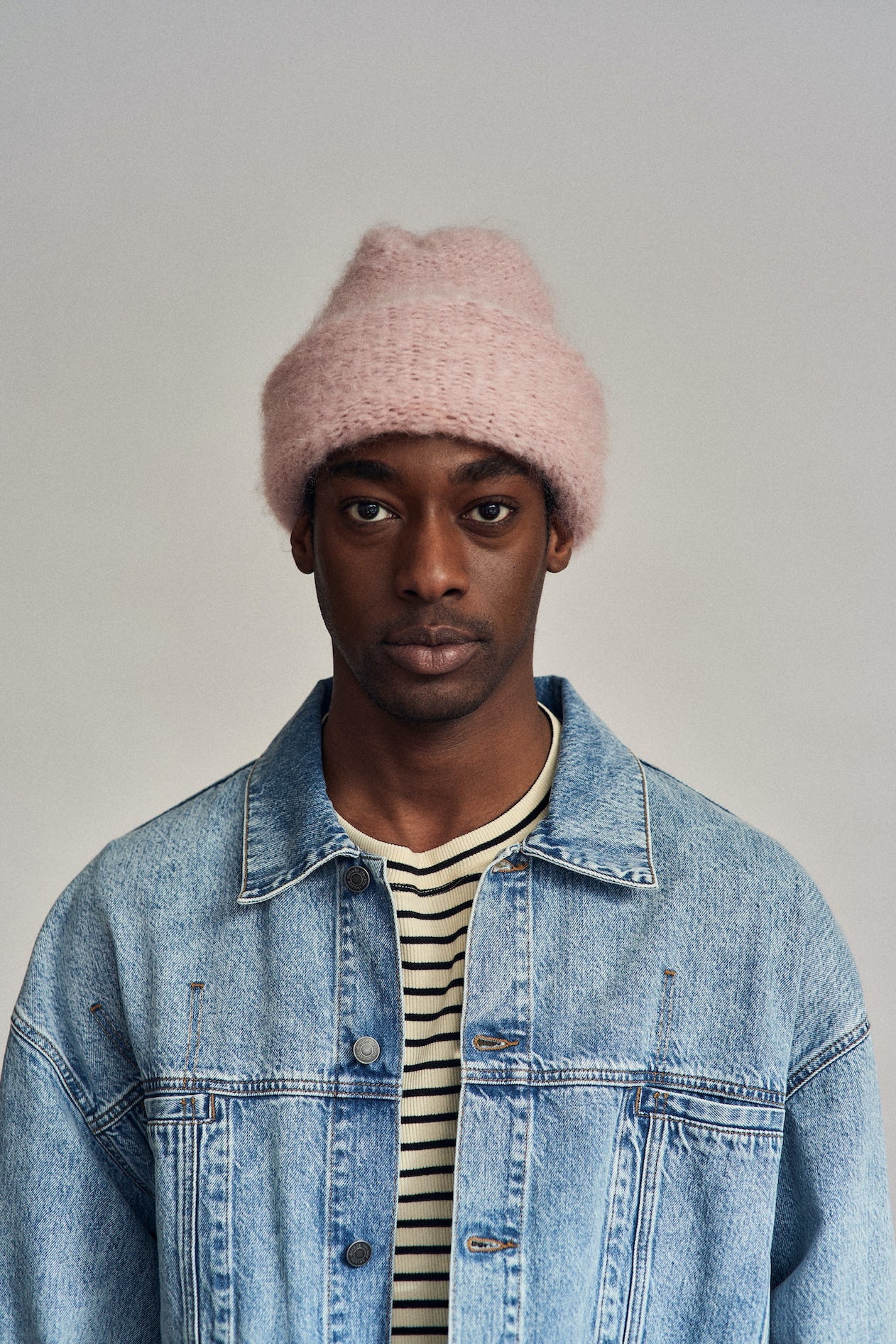 Bonnet en mohair Cloud | Lilas