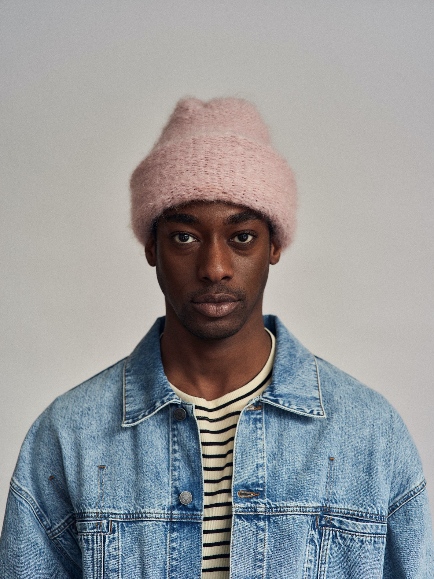 Bonnet en mohair Cloud | Lilas