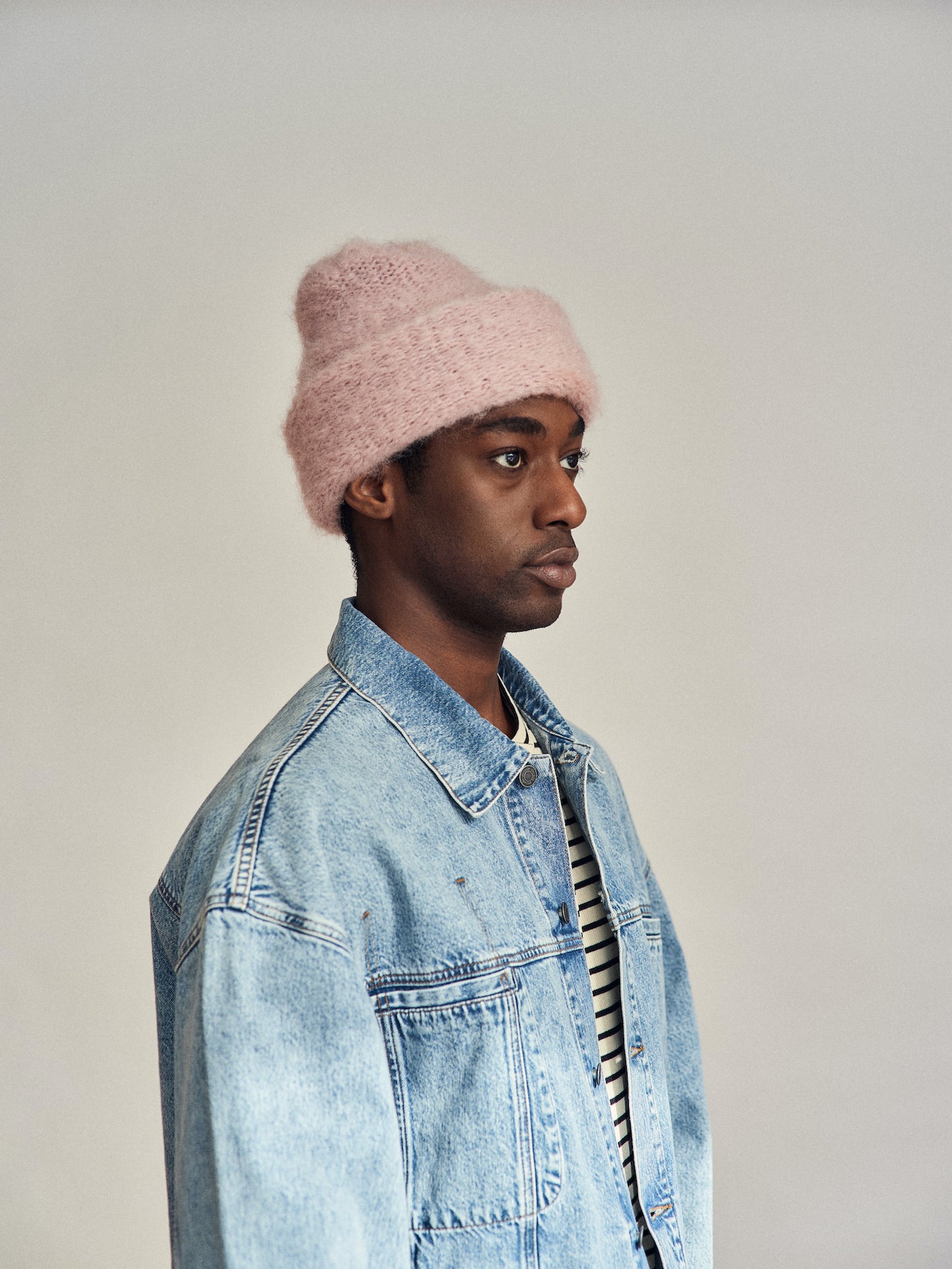 Bonnet en mohair Cloud | Lilas