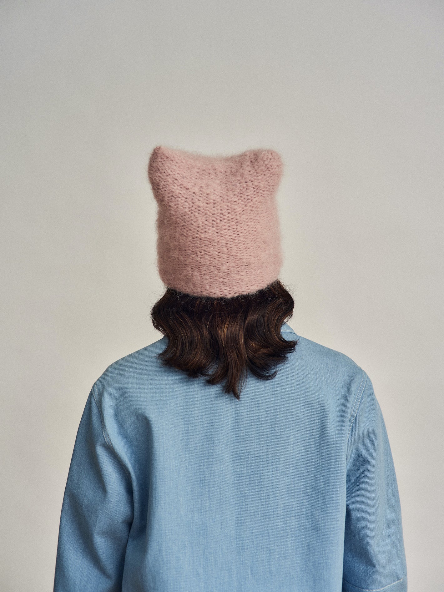 Bonnet en mohair Cloud | Lilas