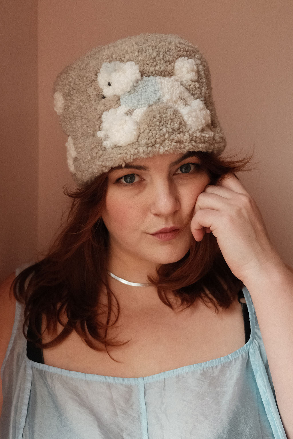 Tufted Poodle Parade Hat / Heirloom Hats X Atelier New Hauss