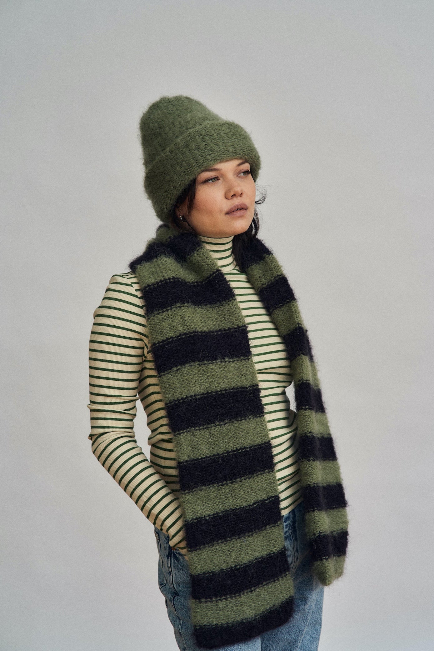 Bonnet en mohair Cloud | Lilas