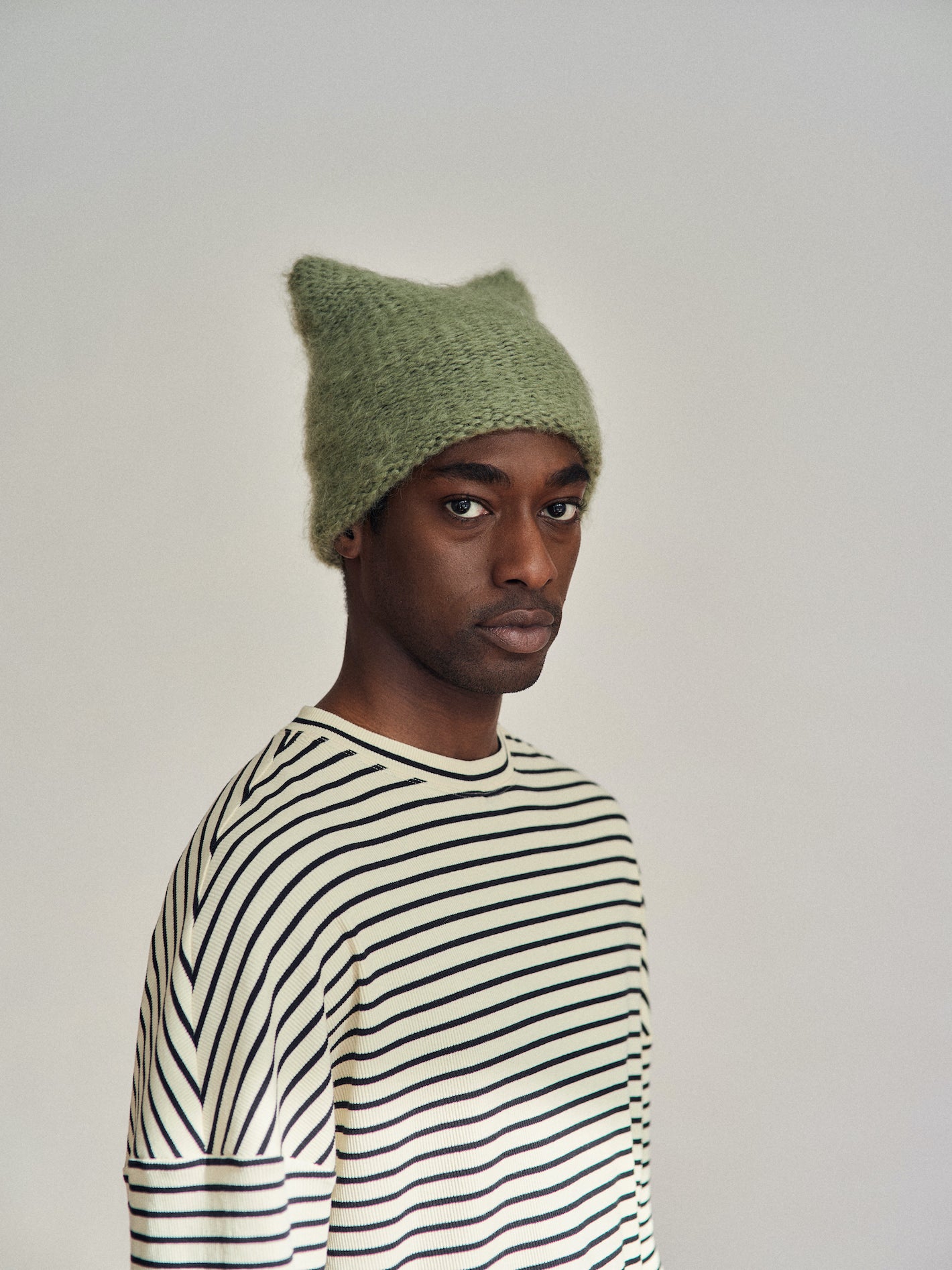 Bonnet en mohair Cloud | Lilas
