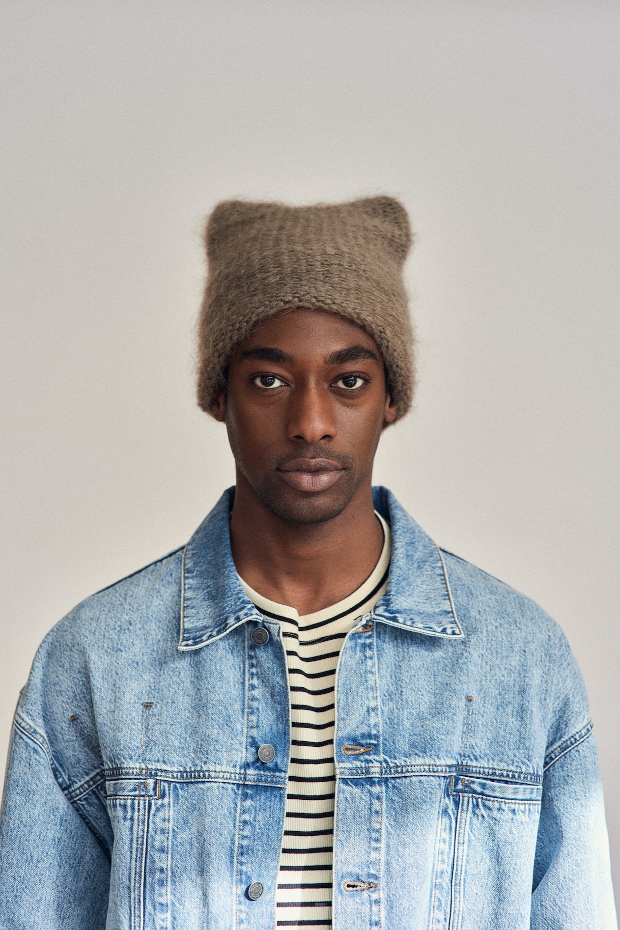 Bonnet en mohair Cloud | Lilas