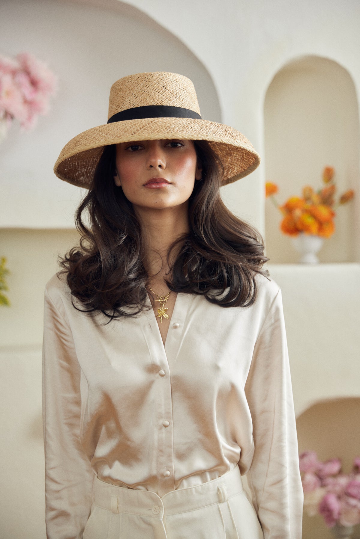 Dress Trendy Beach Hats 2016 Classic Wide Brim Straw Boater Hat