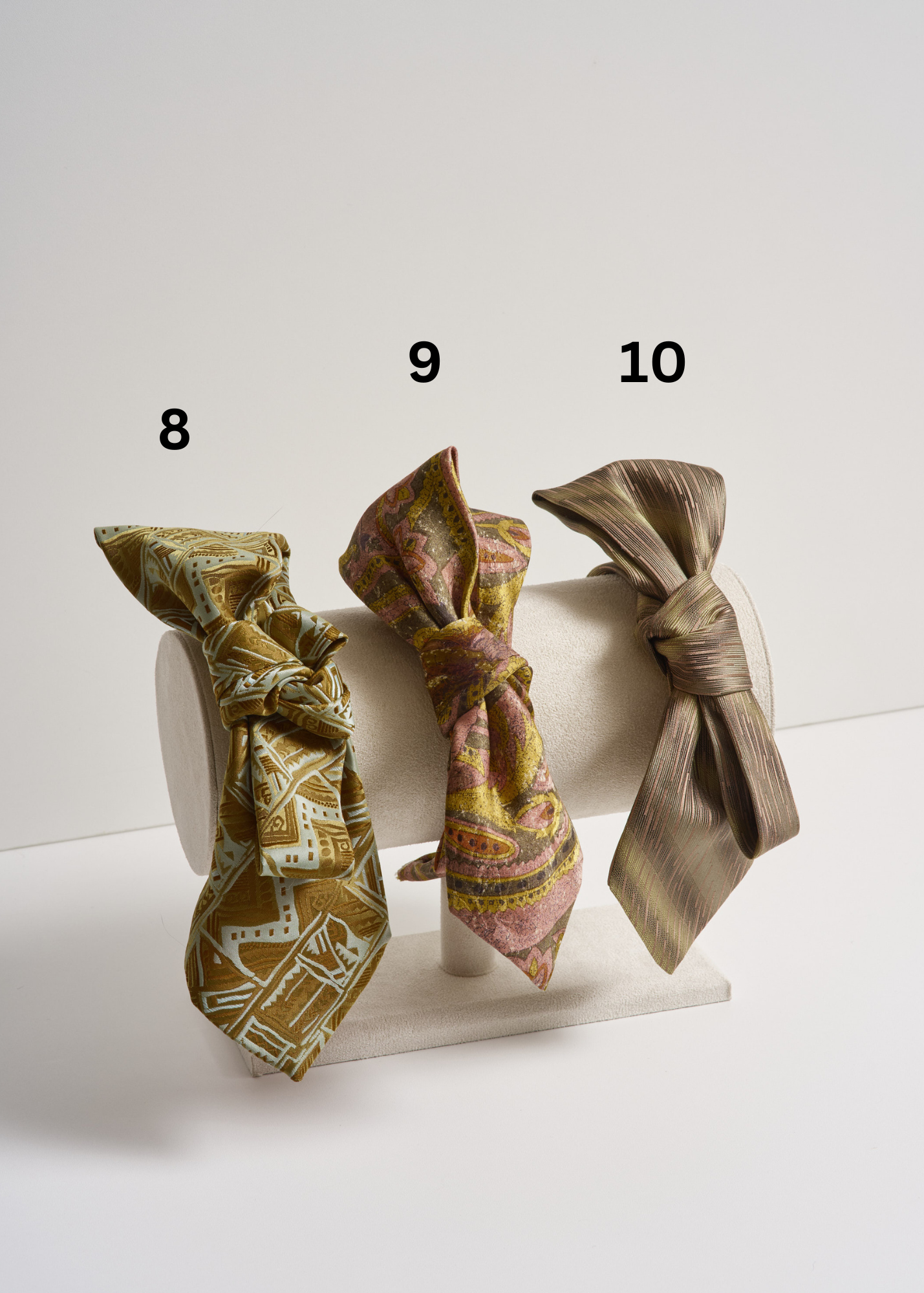 Myriad / Reclaimed vintage silk tie headband / 25 colour options