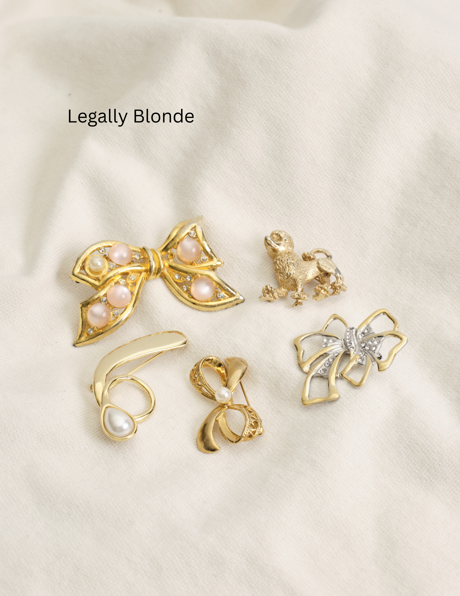 Vintage brooches | Clusters of 5 | 18 Curated Collections