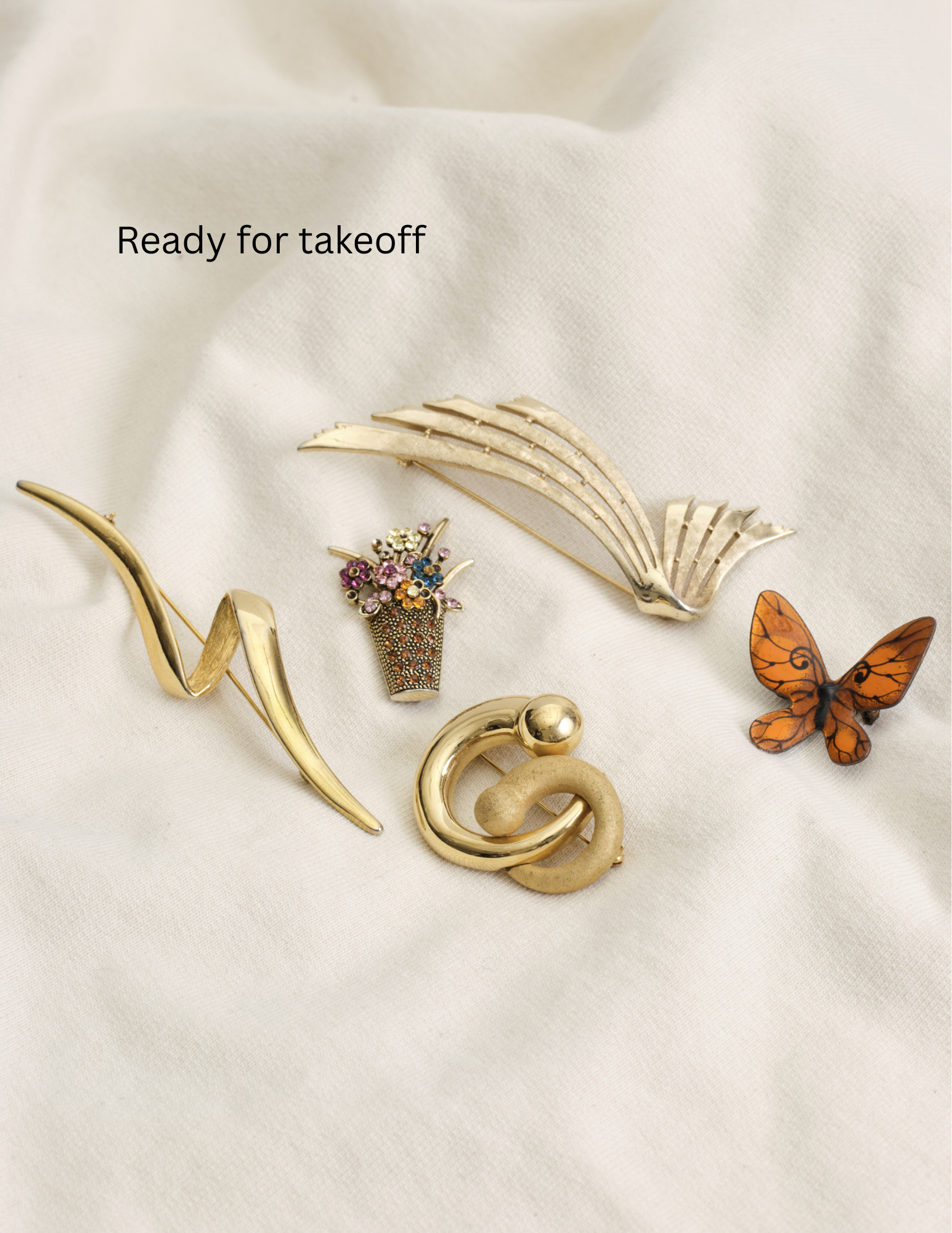 Vintage brooches | Clusters of 5 | 18 Curated Collections