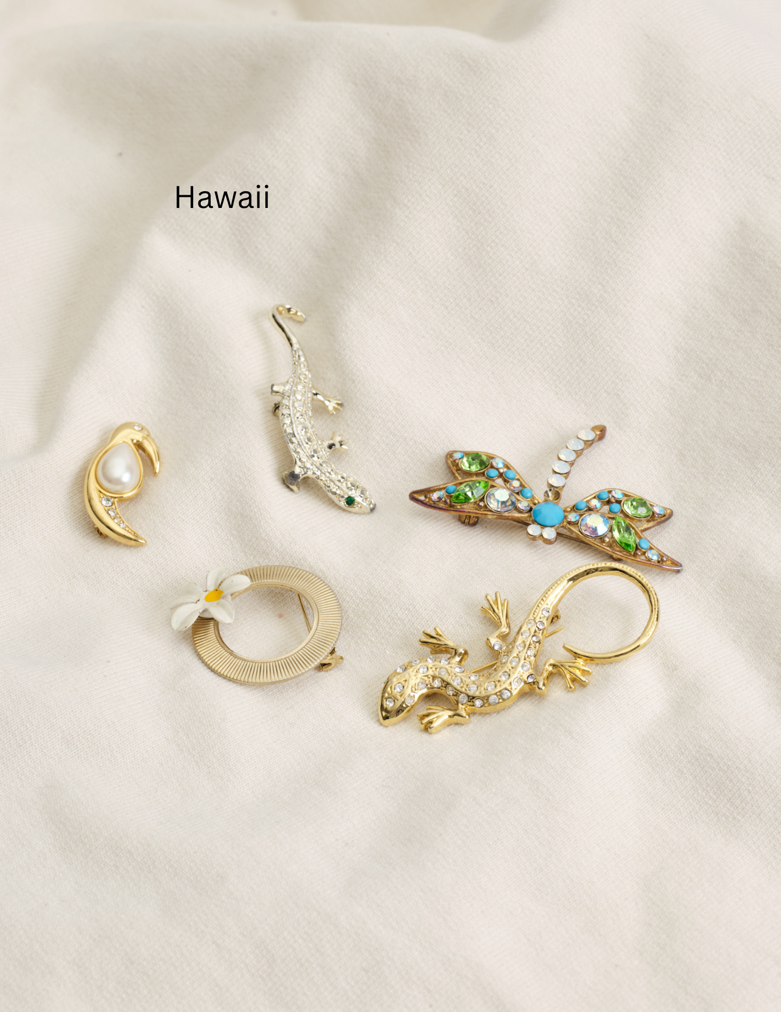 Vintage brooches | Clusters of 5 | 18 Curated Collections