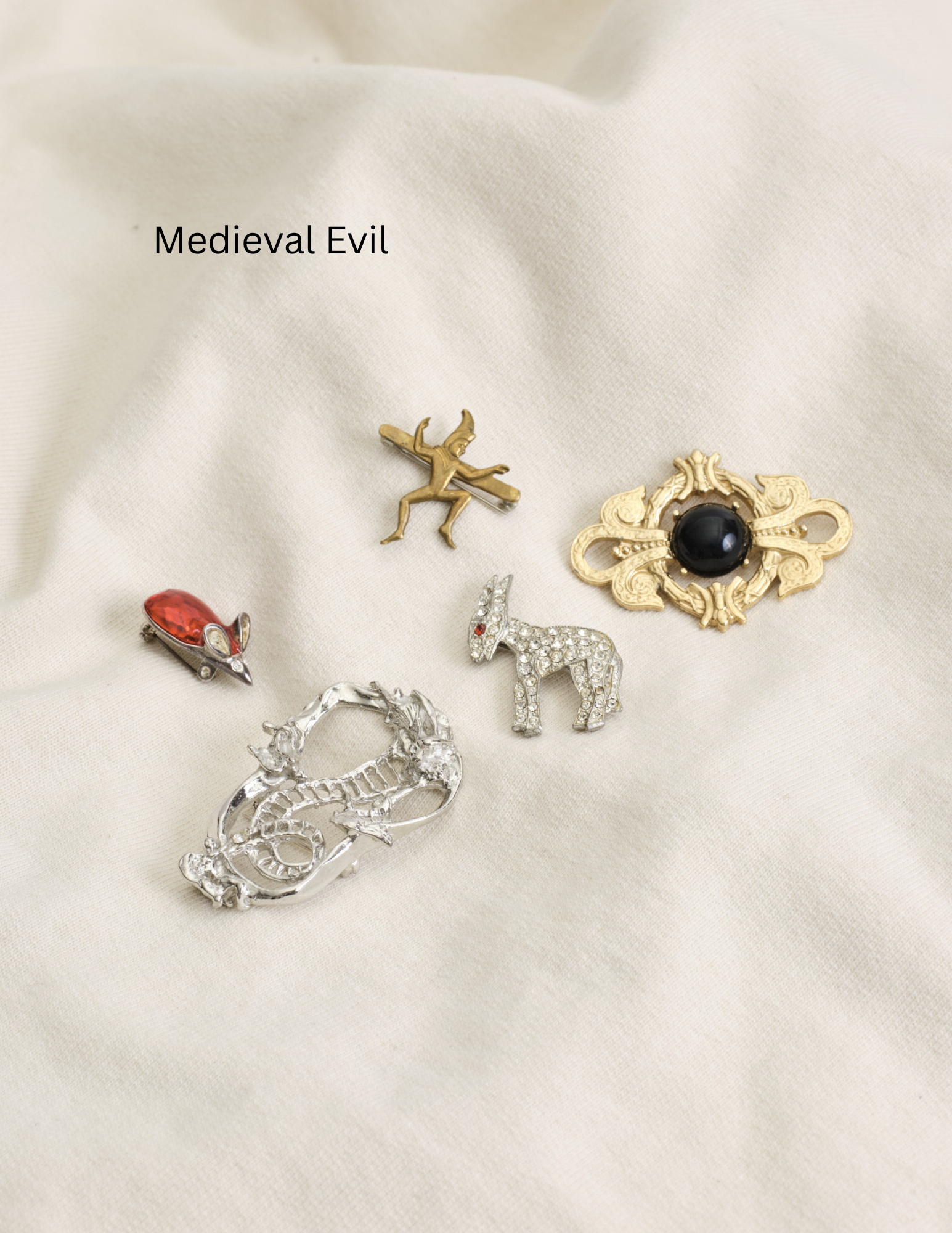 Vintage brooches | Clusters of 5 | 18 Curated Collections