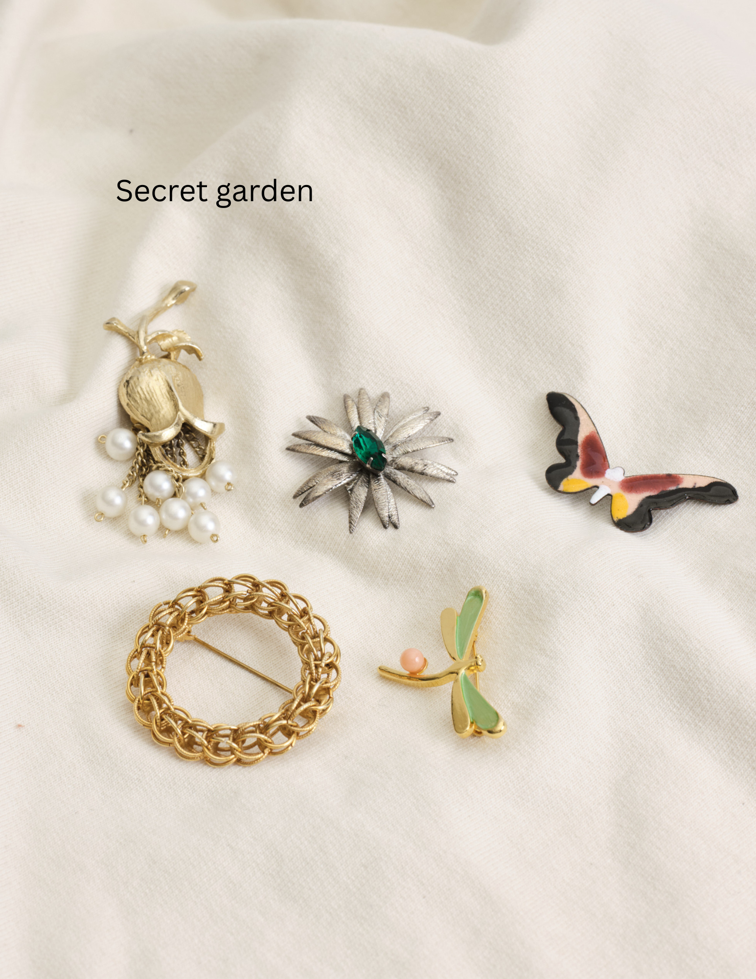 Vintage brooches | Clusters of 5 | 18 Curated Collections