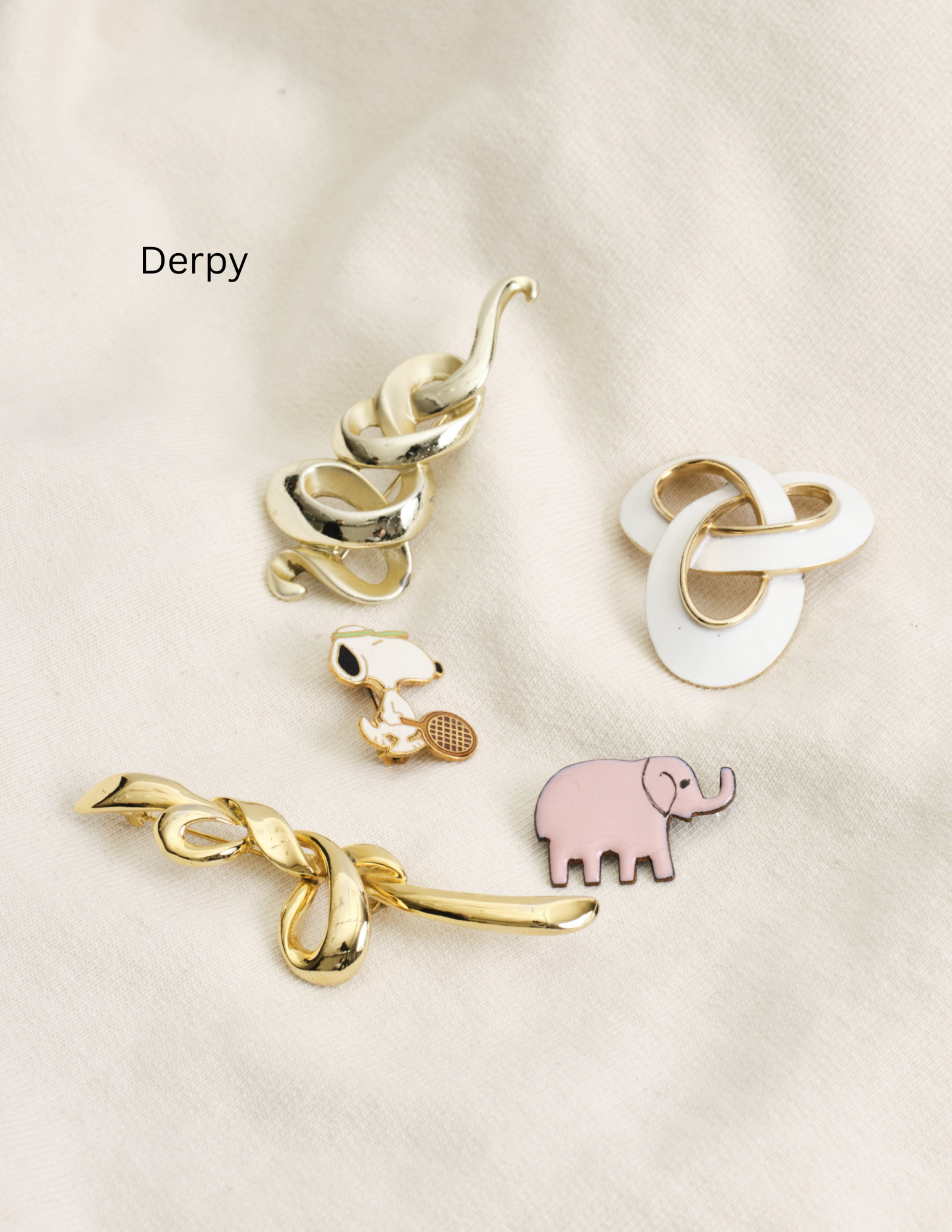 Vintage brooches | Clusters of 5 | 18 Curated Collections