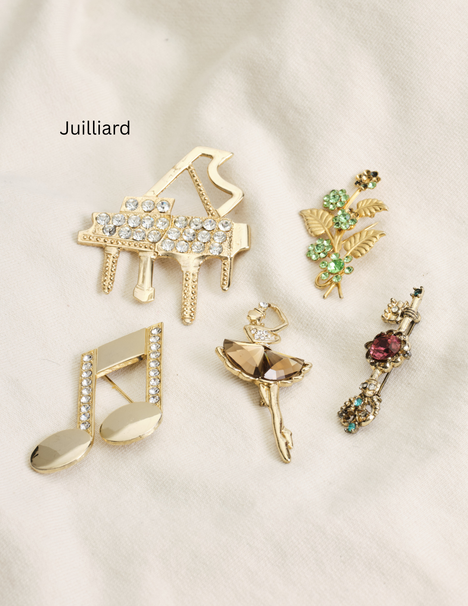 Vintage brooches | Clusters of 5 | 18 Curated Collections