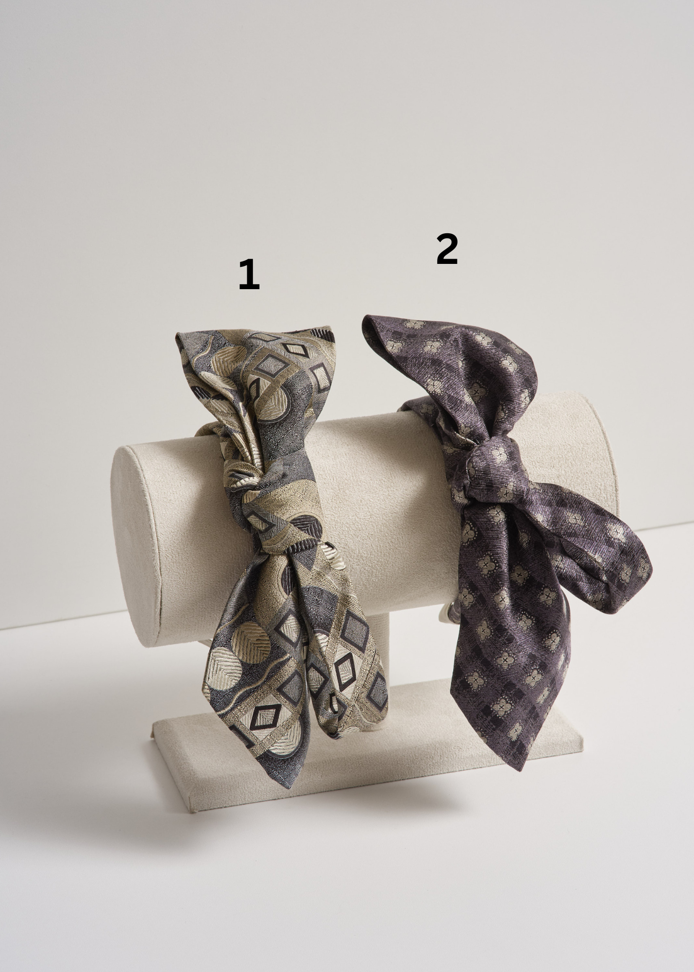 Myriad / Reclaimed vintage silk tie headband / 25 colour options