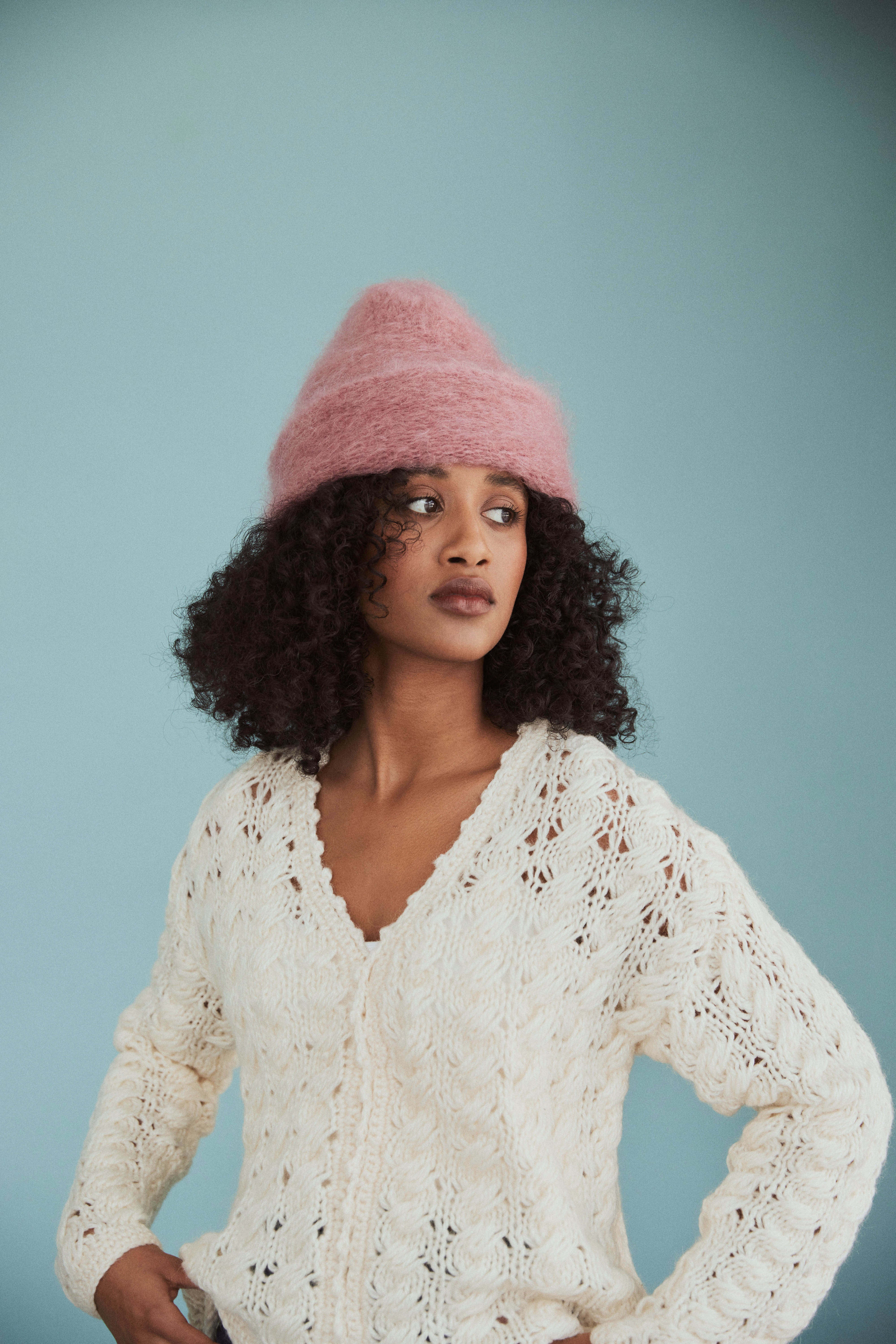 Mohair beanie