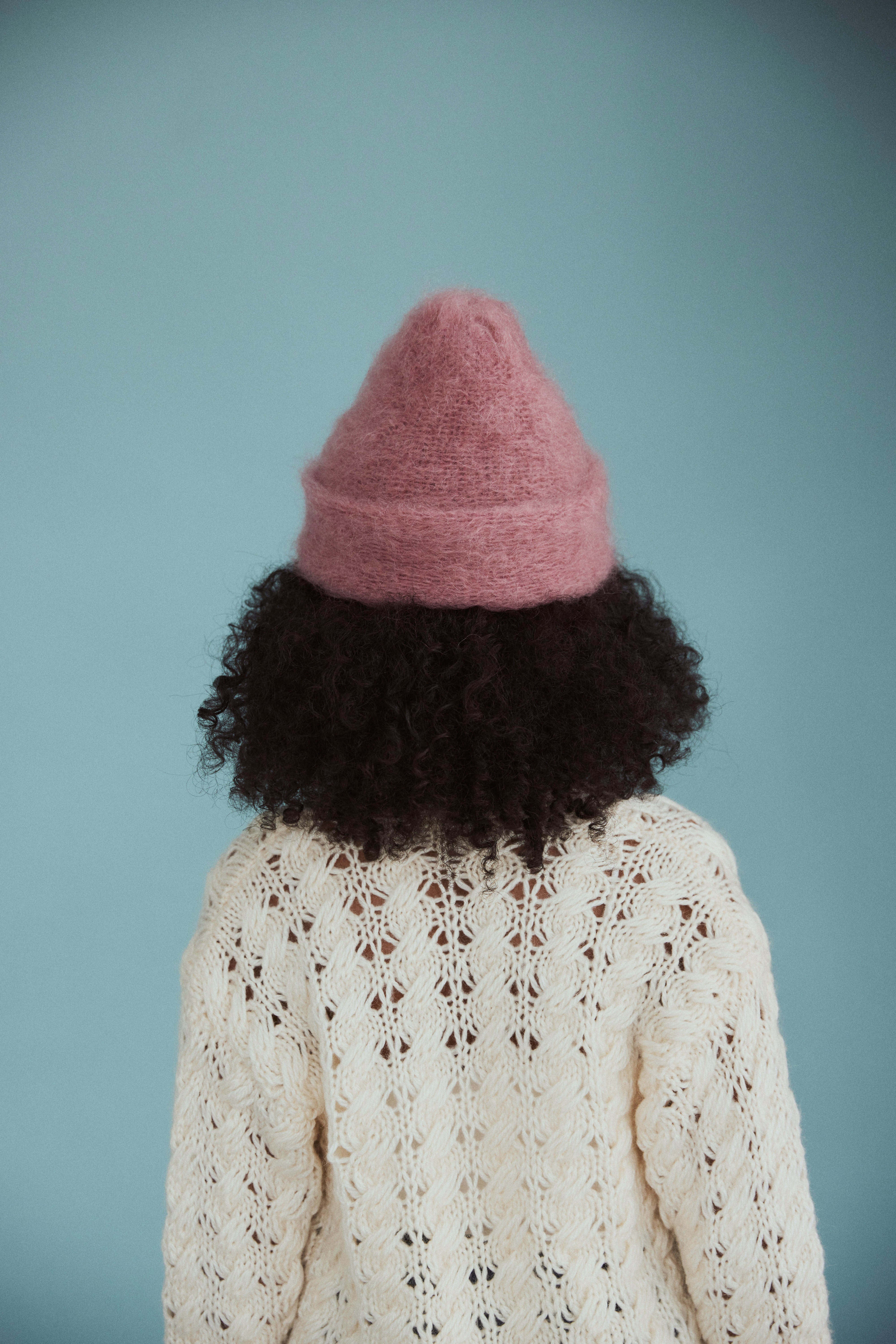 fuzzy beanie