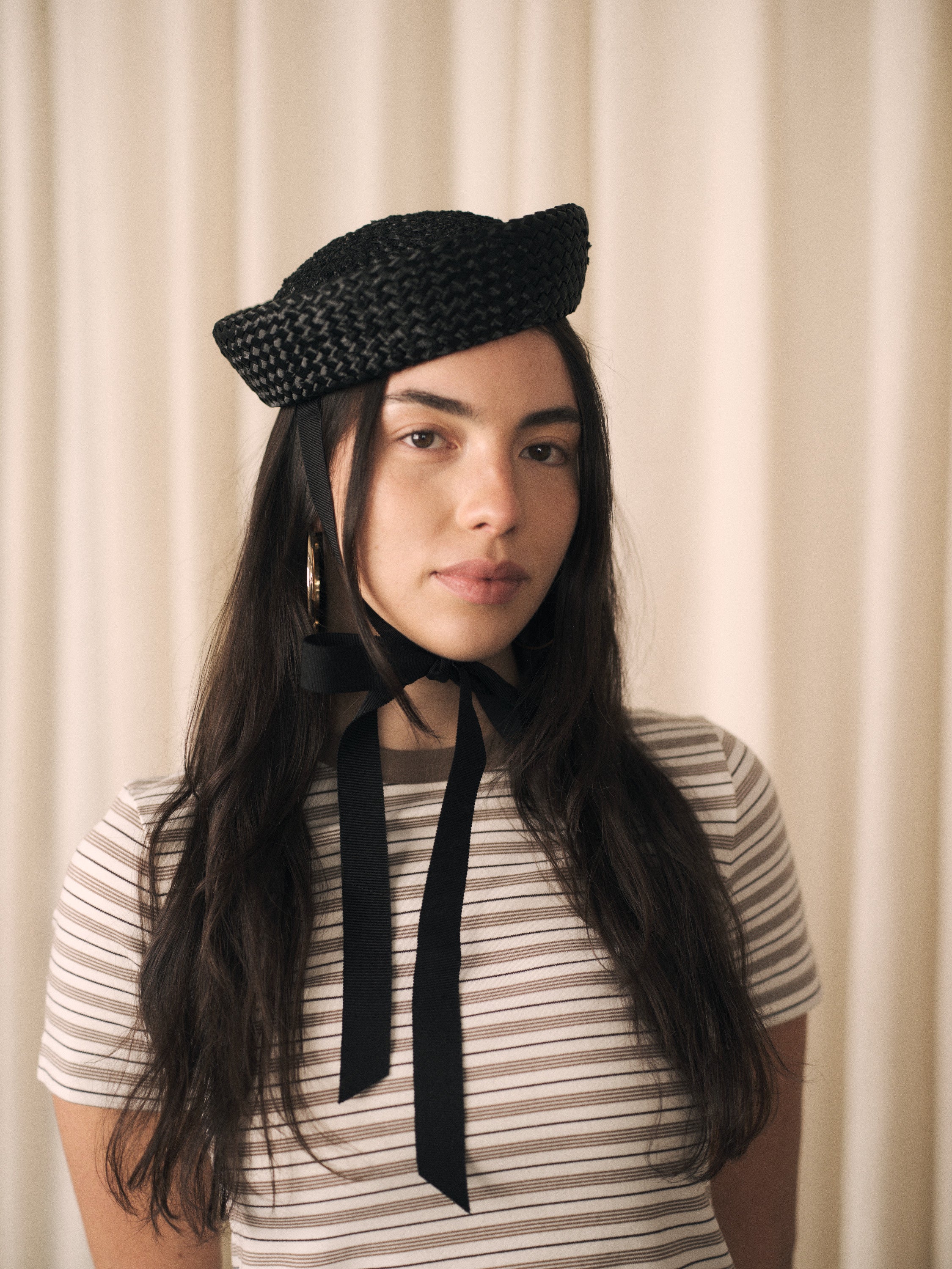 Dill | Vintage straw sailor hat with detachable ribbon | 4 colour options