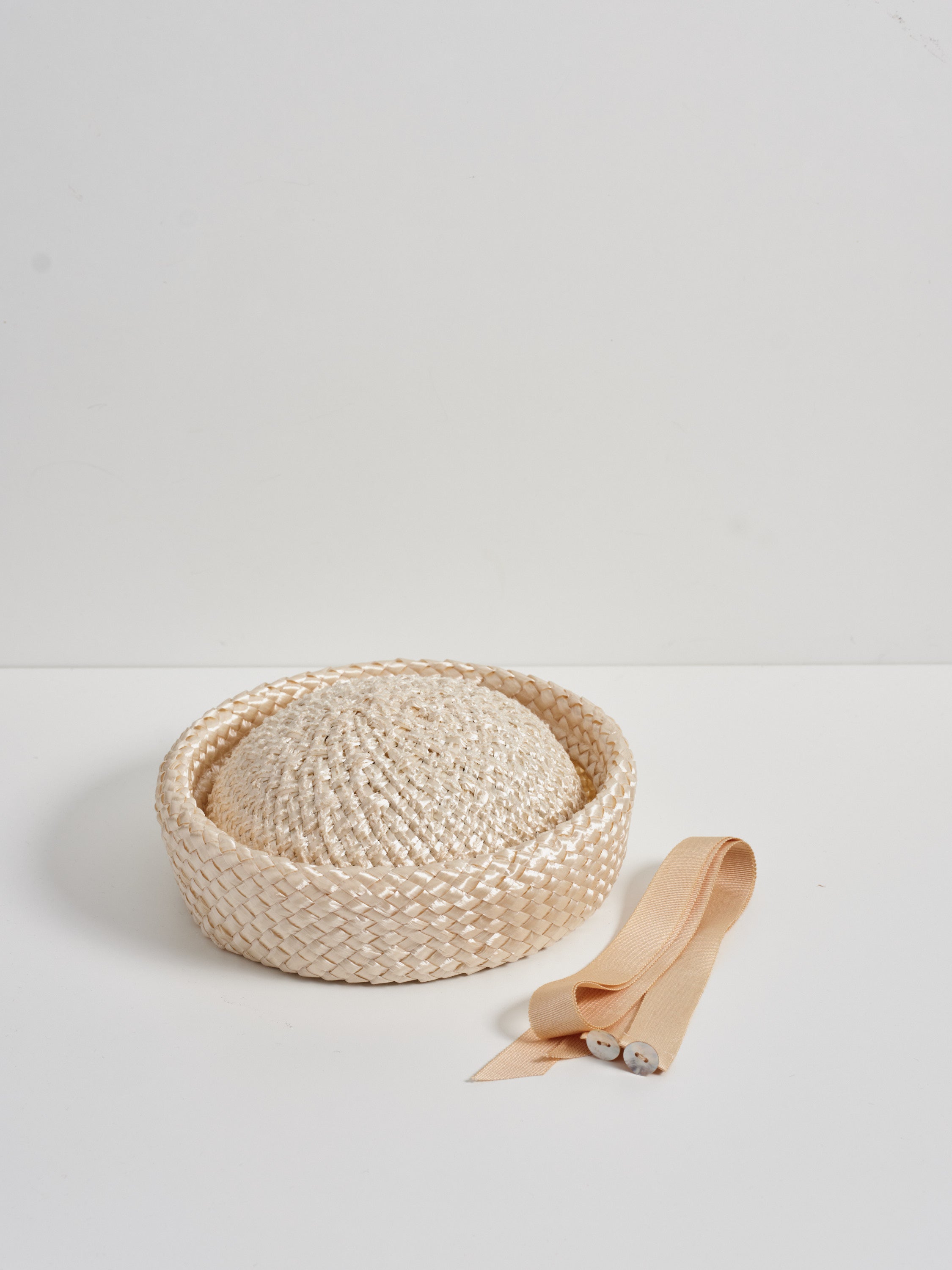 Dill | Vintage straw sailor hat with detachable ribbon | 4 colour options