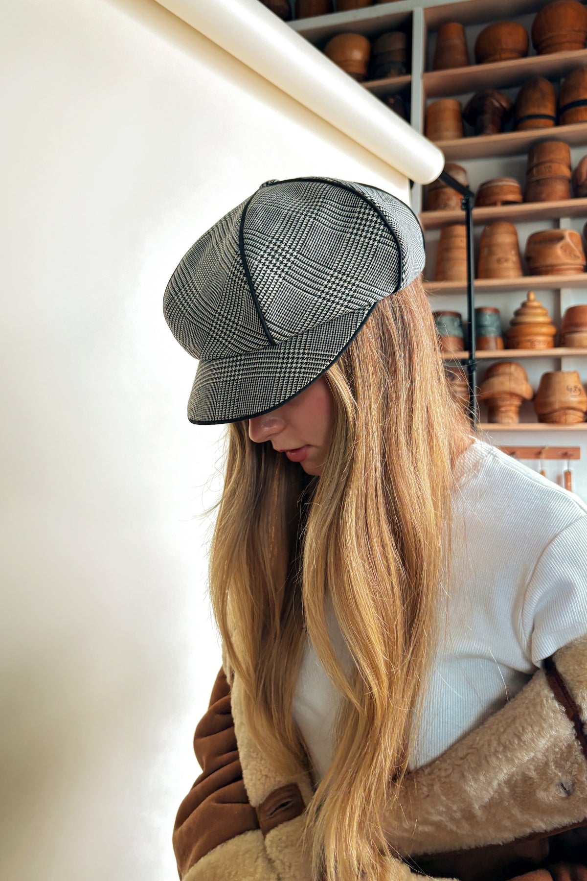 Gazette cap | Black Check