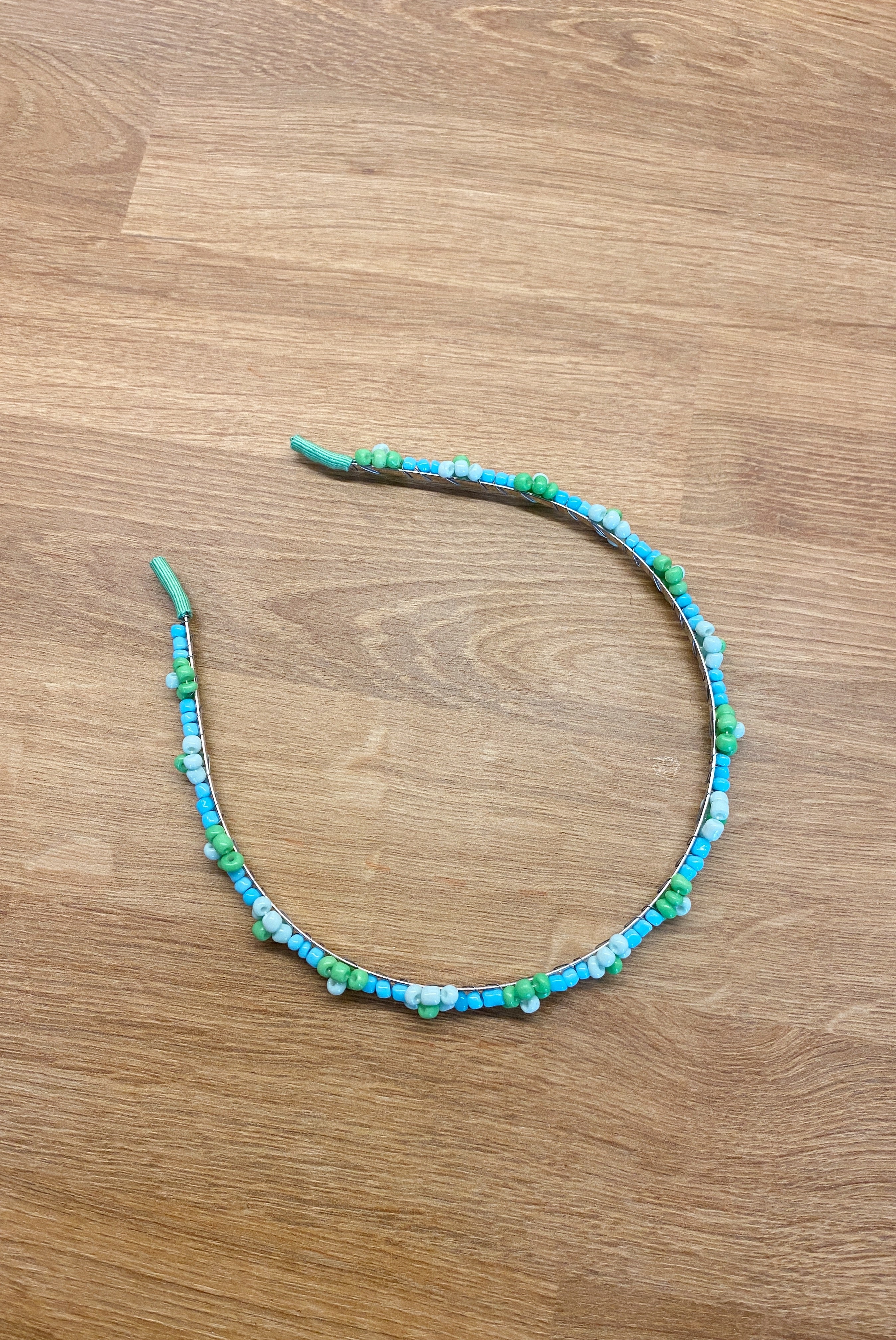 Flower glass bead headband (5 colour options)