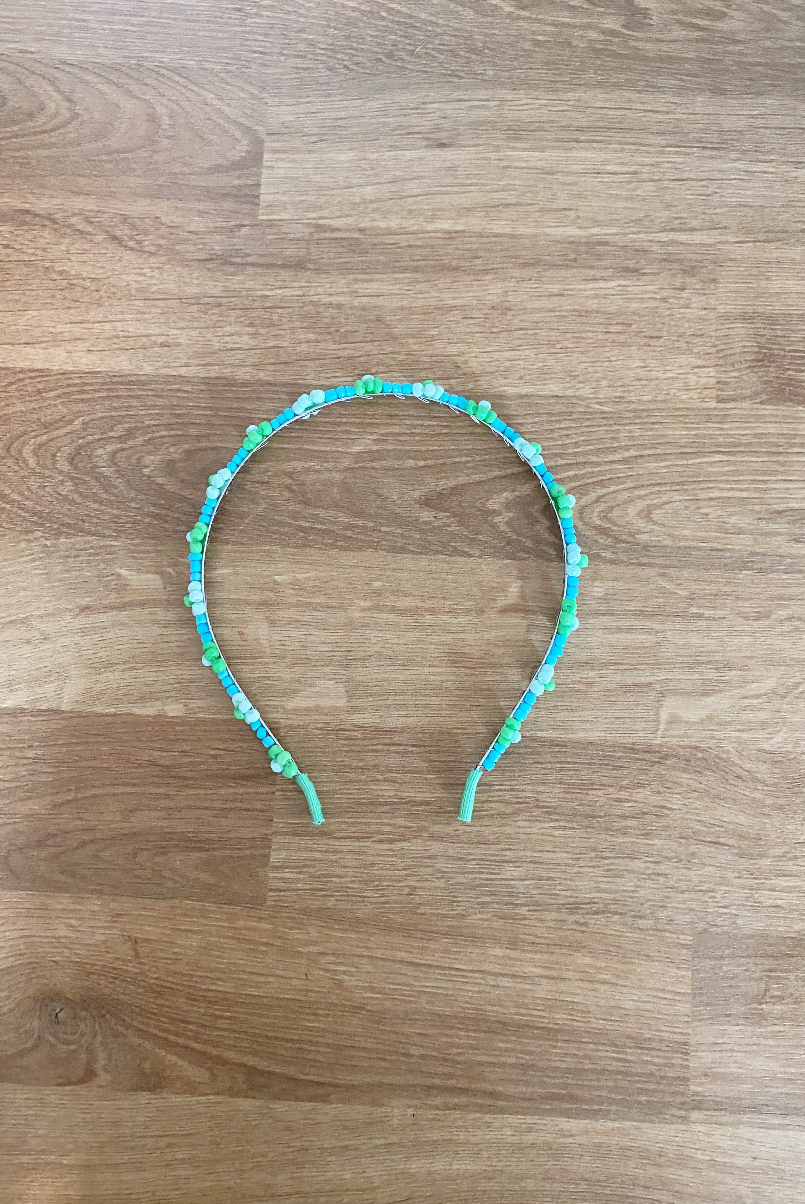 Flower glass bead headband (5 colour options)