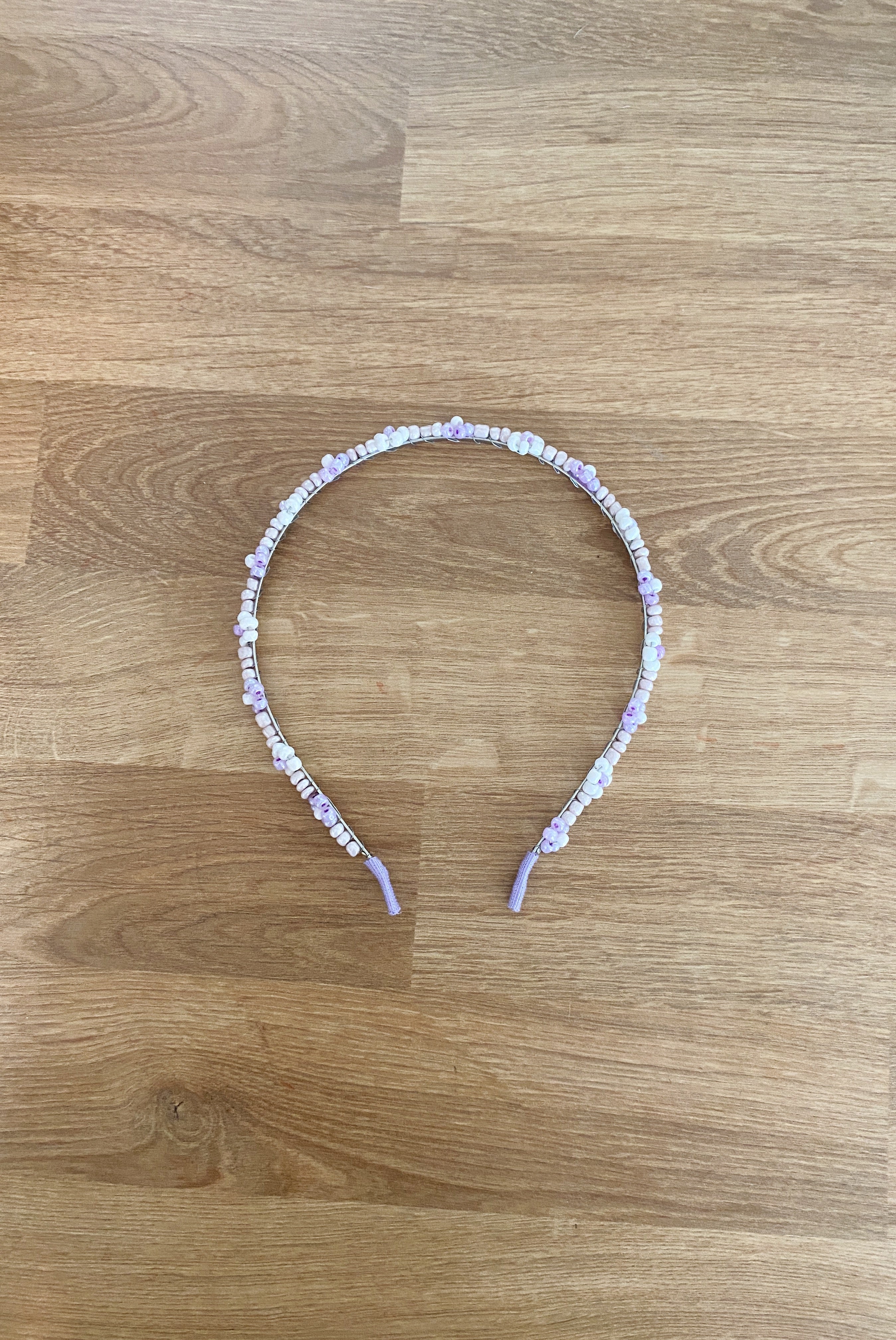 Flower glass bead headband (5 colour options)