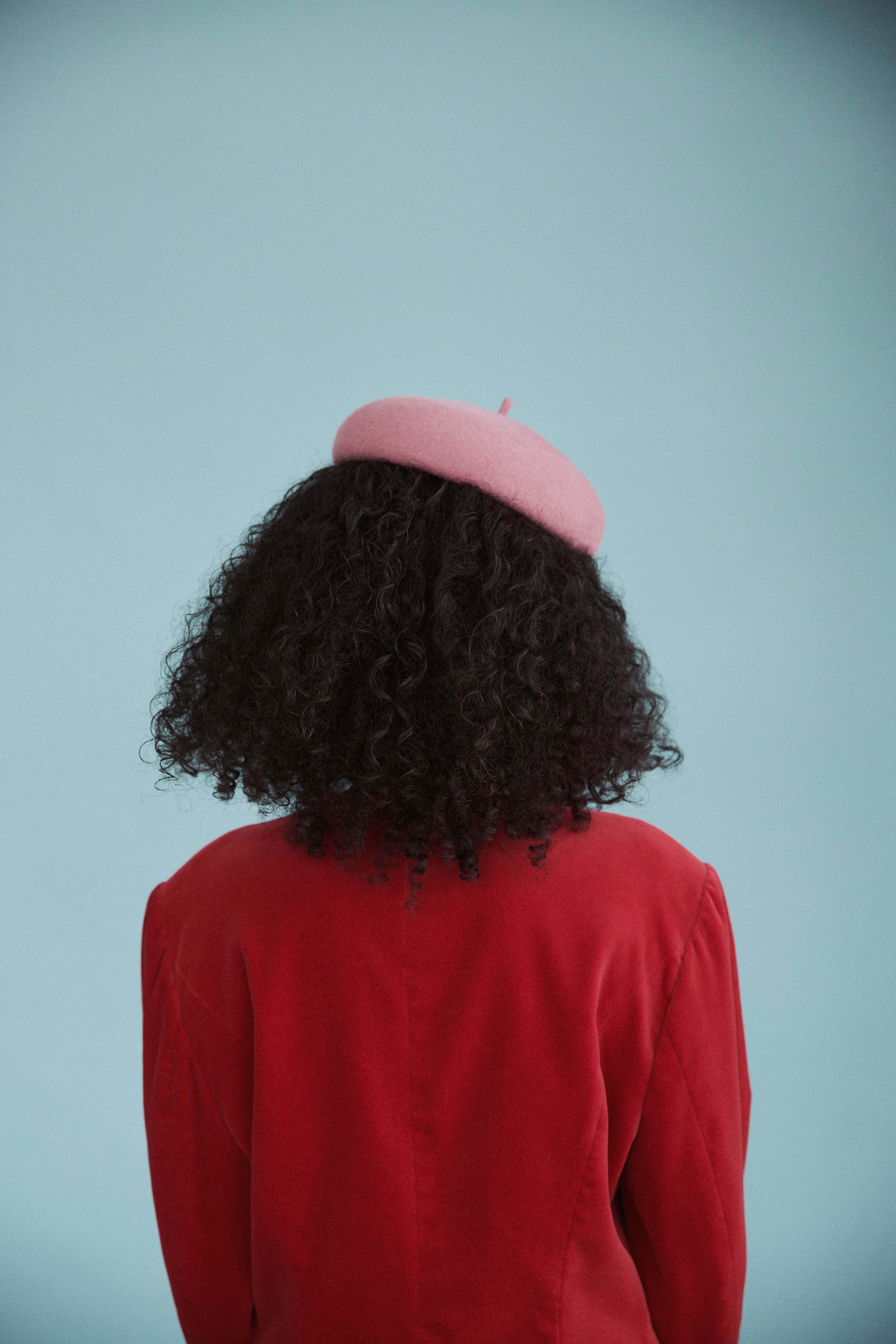 Medulla - A Modern, Minimalist Beret with Hidden Elastic for Secure Fit - Pink