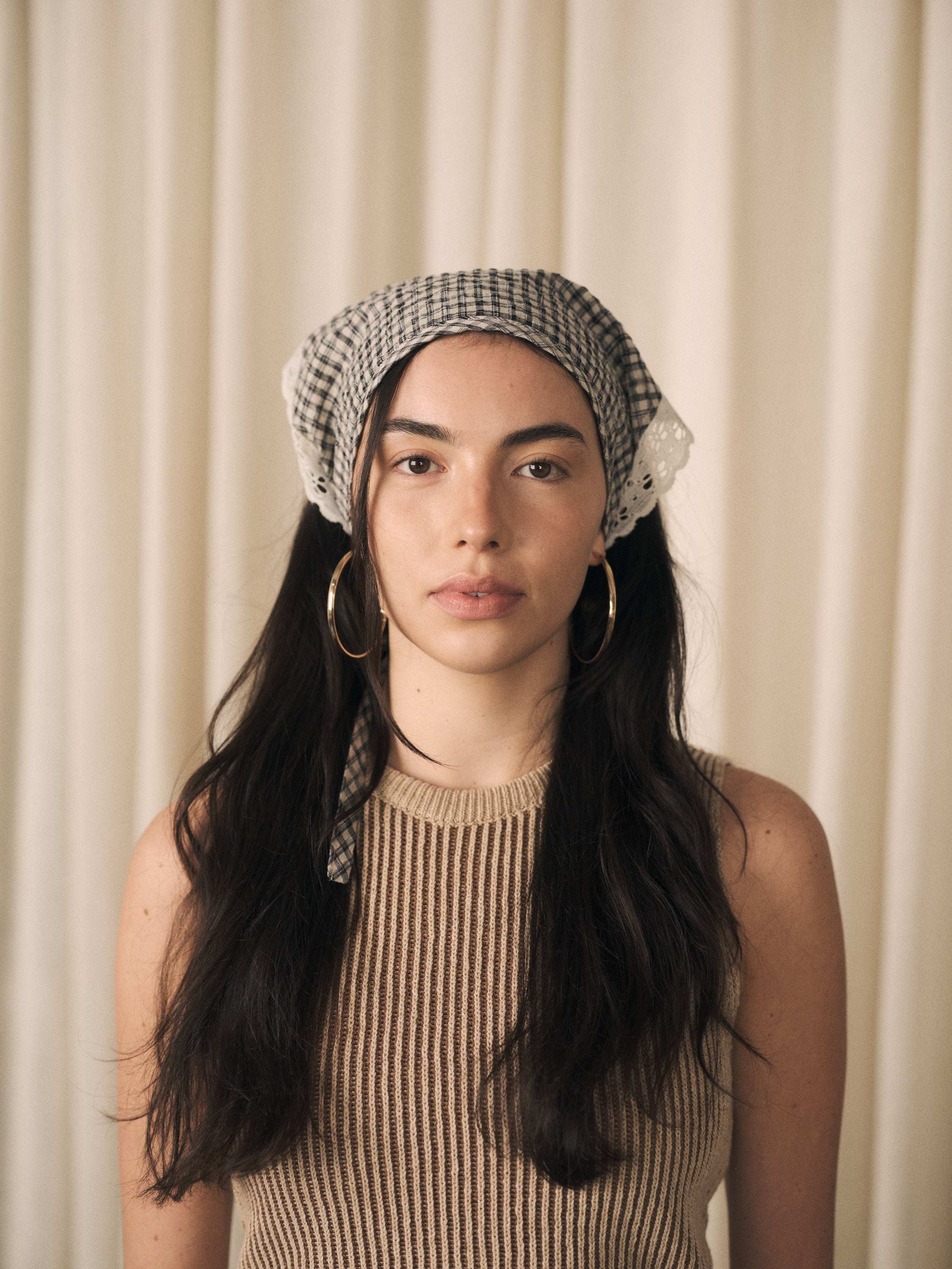 Pepper | Triangle kerchief head scarf | 6 colour options