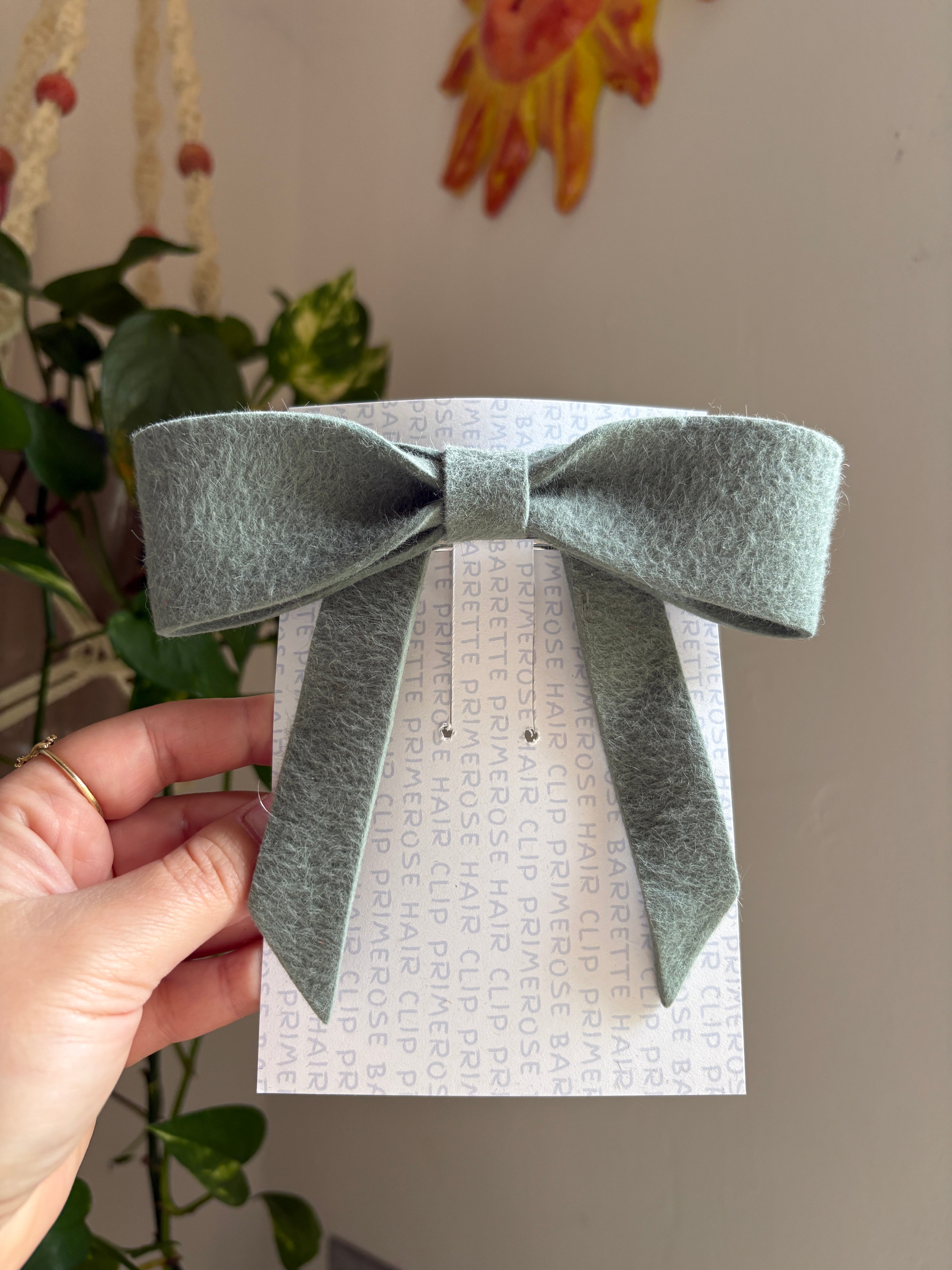 Primerose hair clip - 10 Colour options