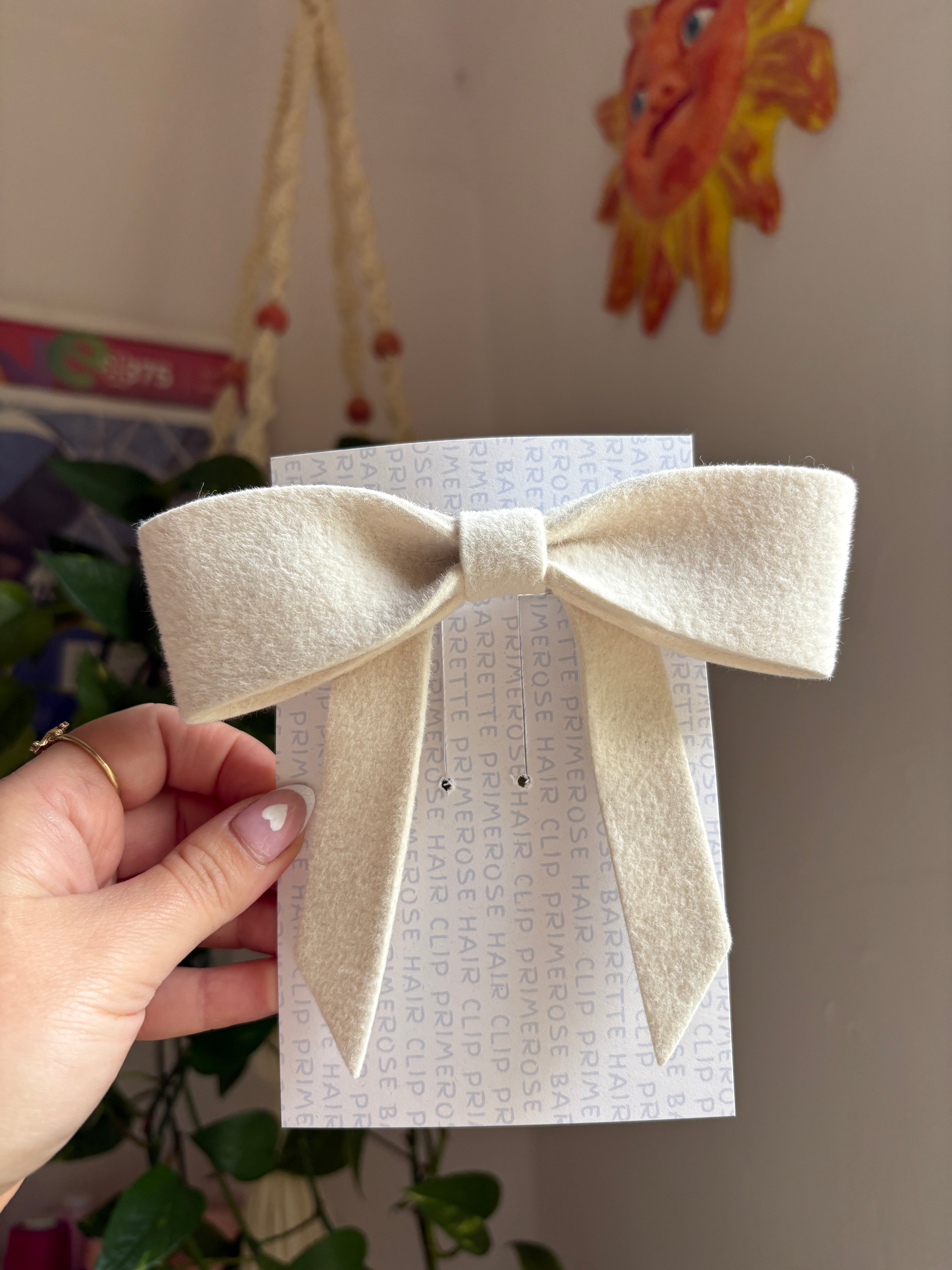 Primerose hair clip - 10 Colour options
