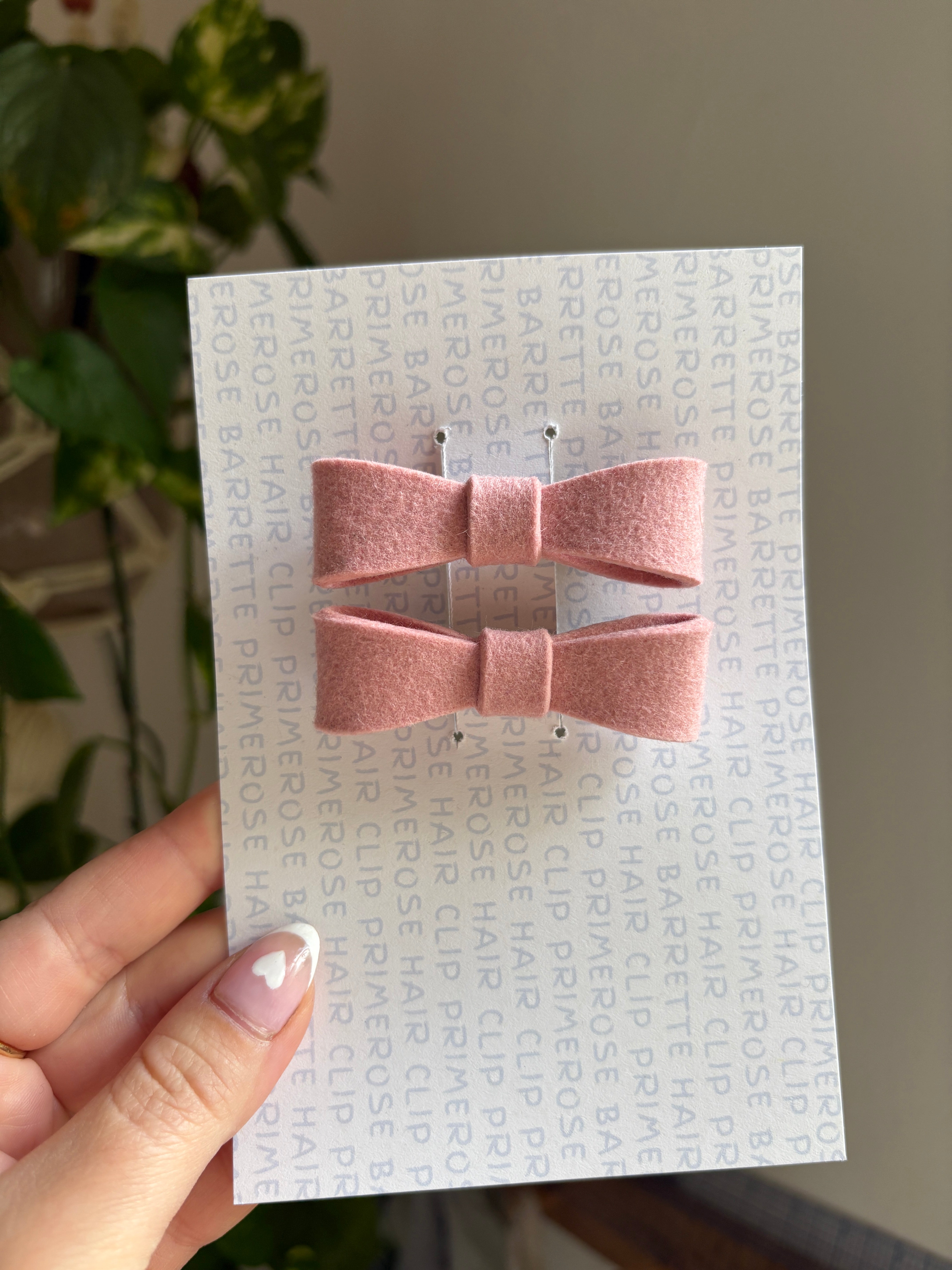 Primerose mini hair clip - 13 Colour options
