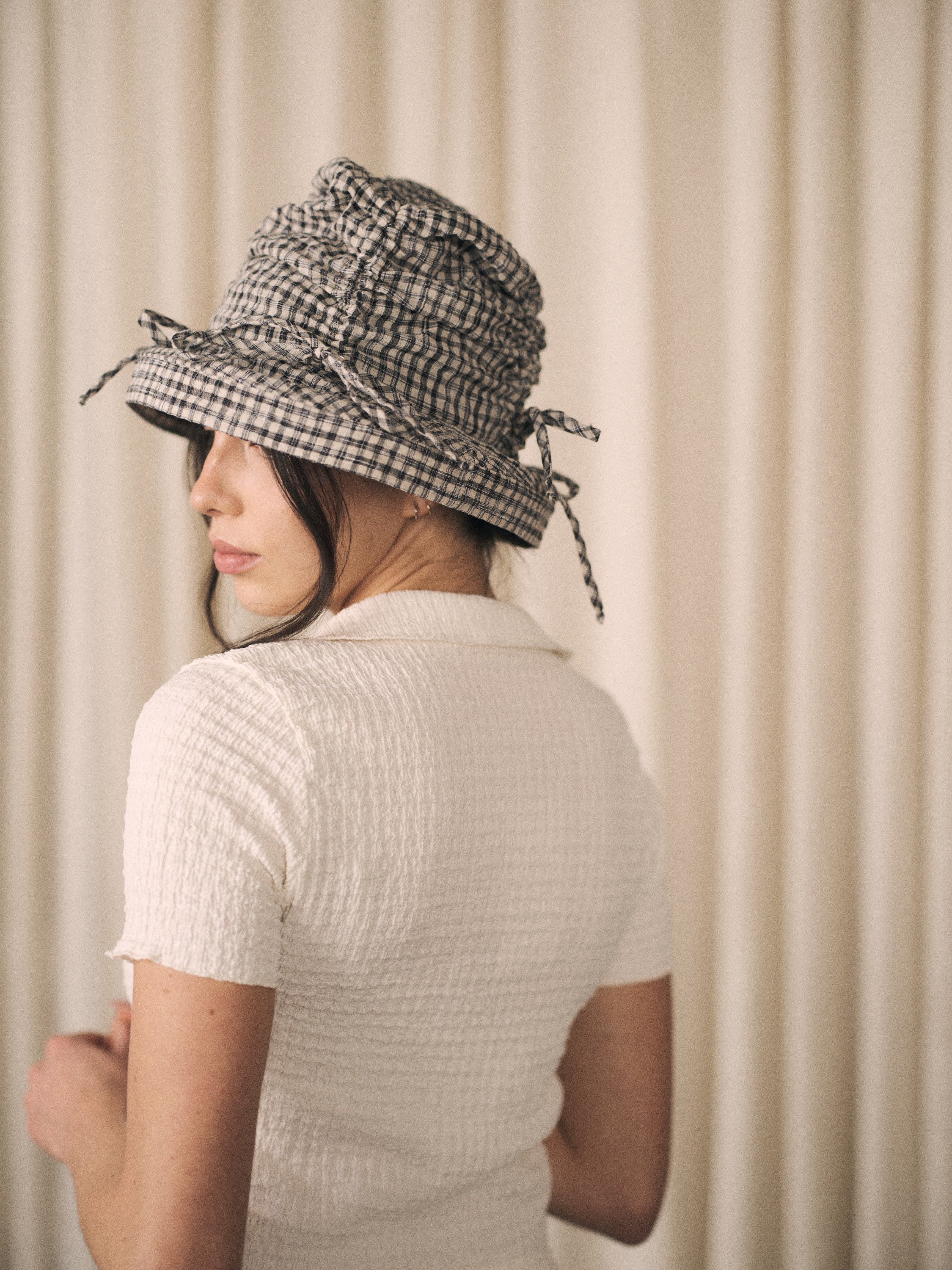 Thyme | Ruched bucket hat | 6 colour options