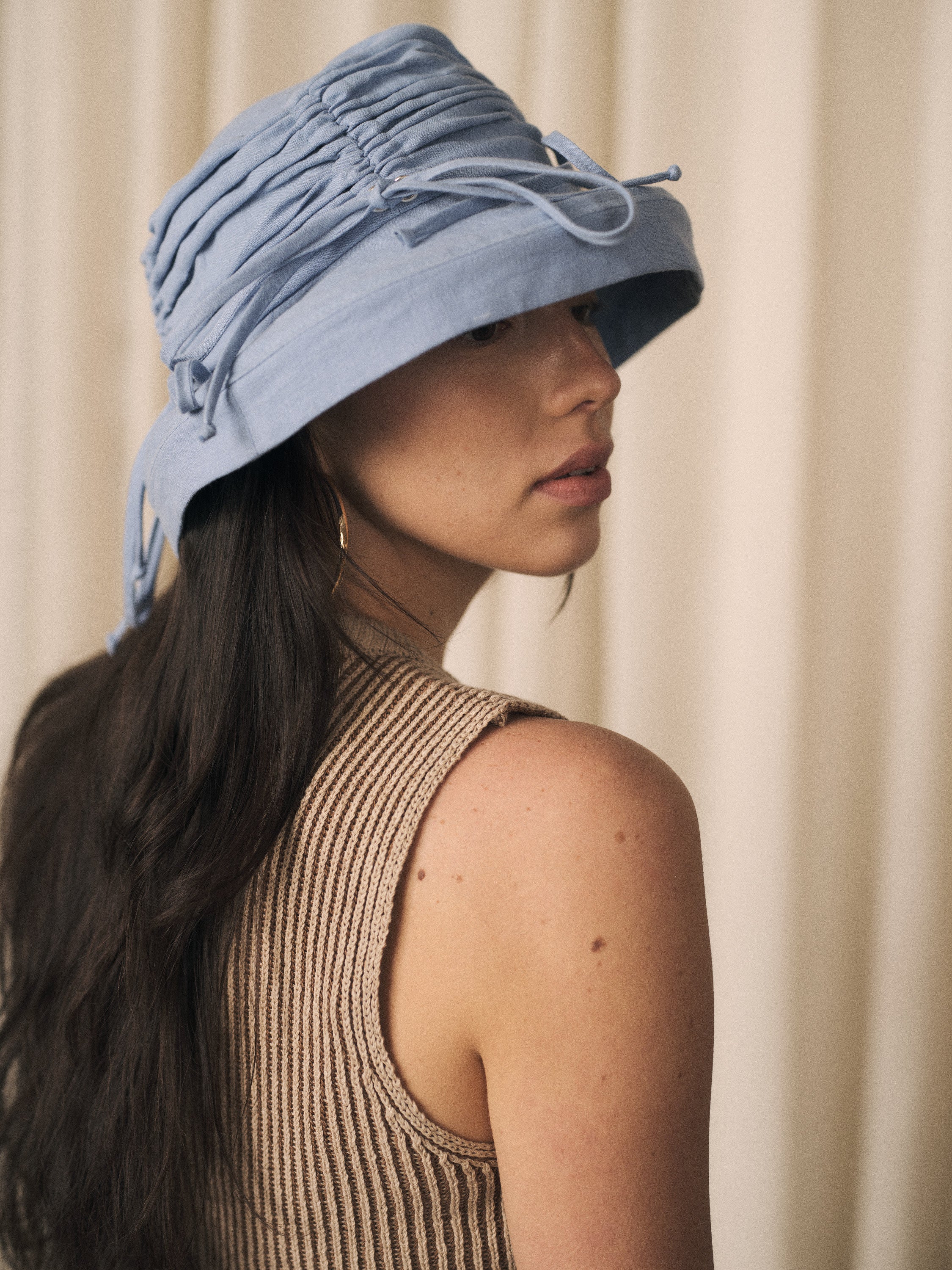 Thyme | Ruched bucket hat | 6 colour options