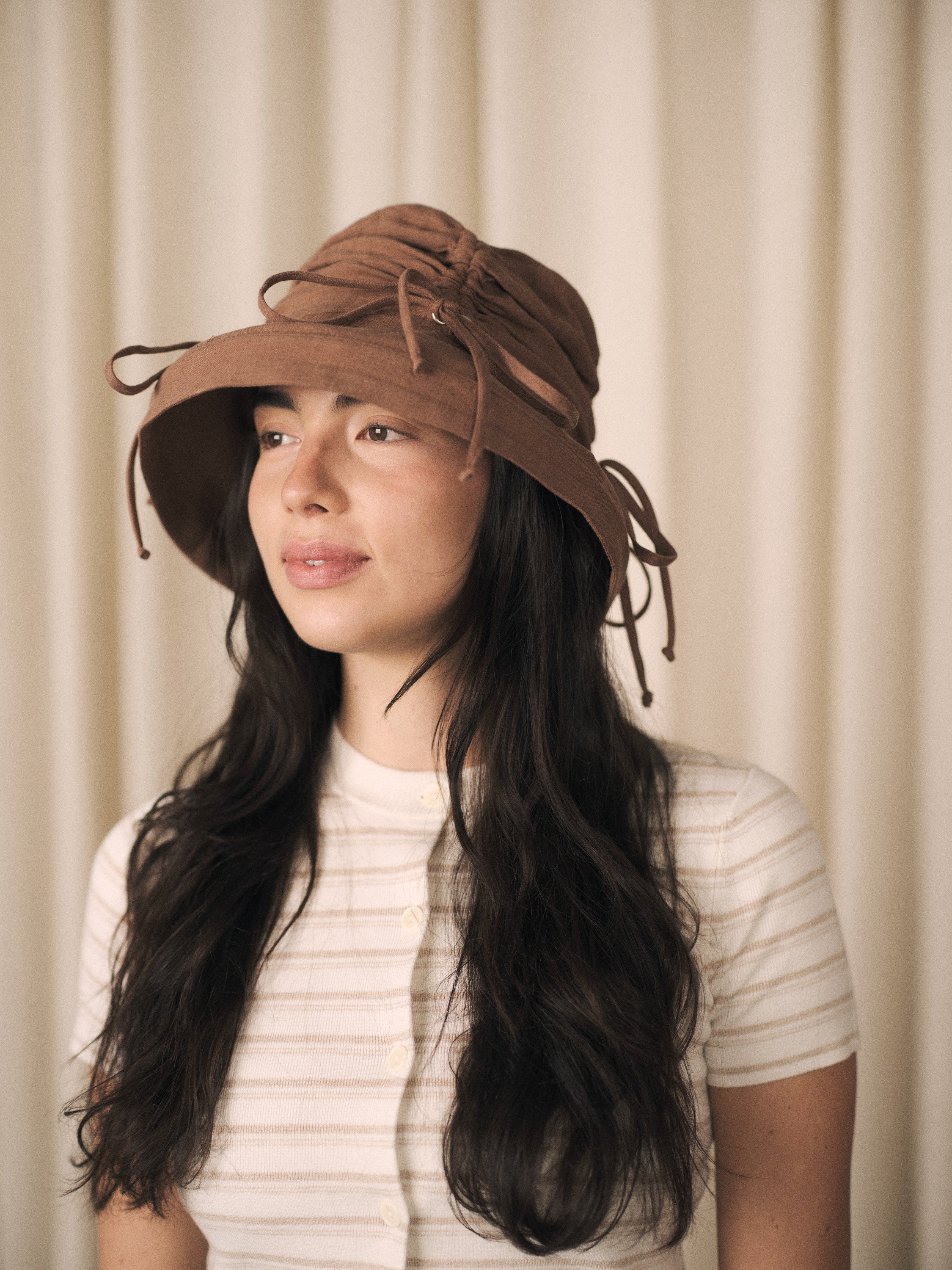 Thyme | Ruched bucket hat | 6 colour options