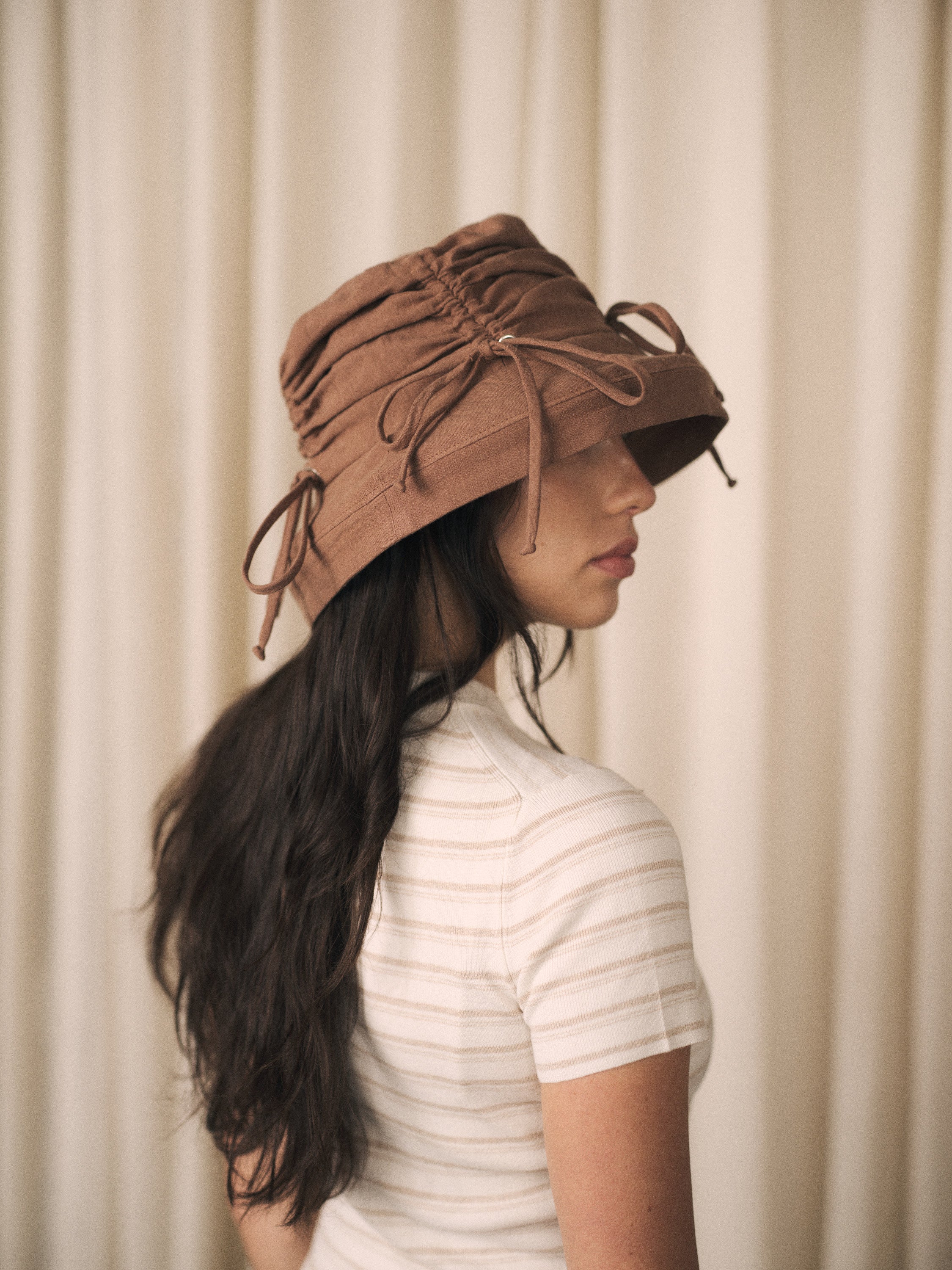 Thyme | Ruched bucket hat | 6 colour options