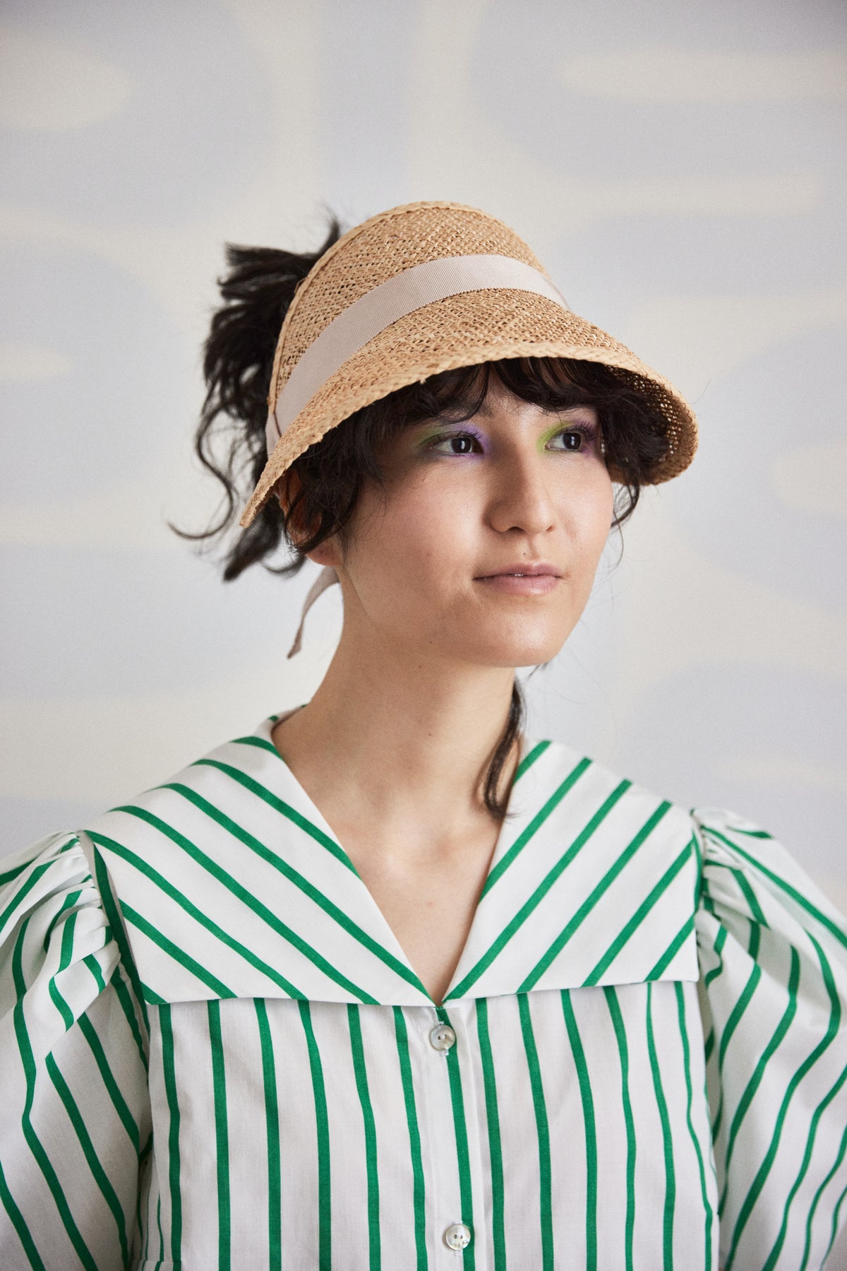 Arbor Sun Visor hat - Natural straw | Heirloom Hats
