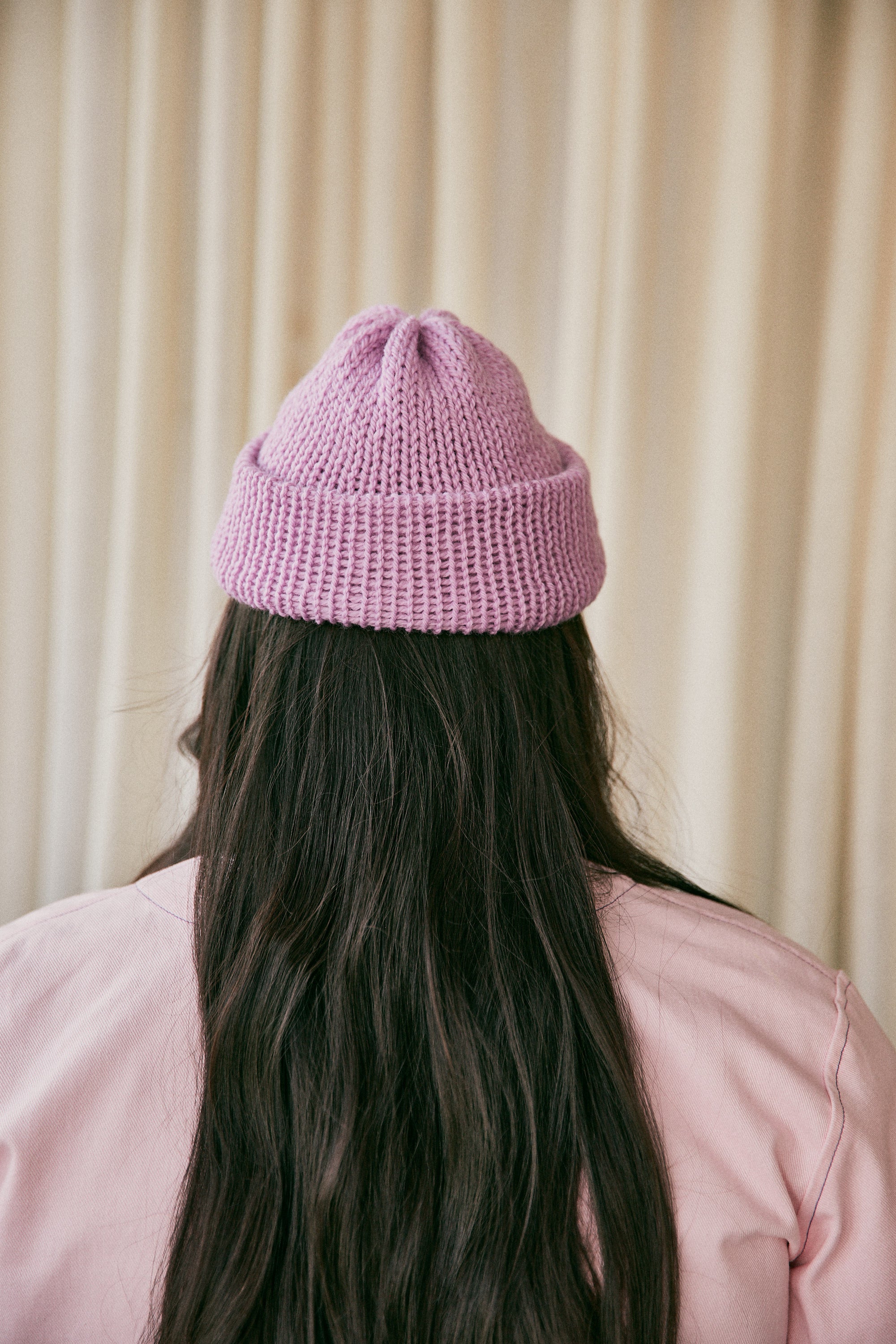 Marvin beanie - Orchid - Organic wool